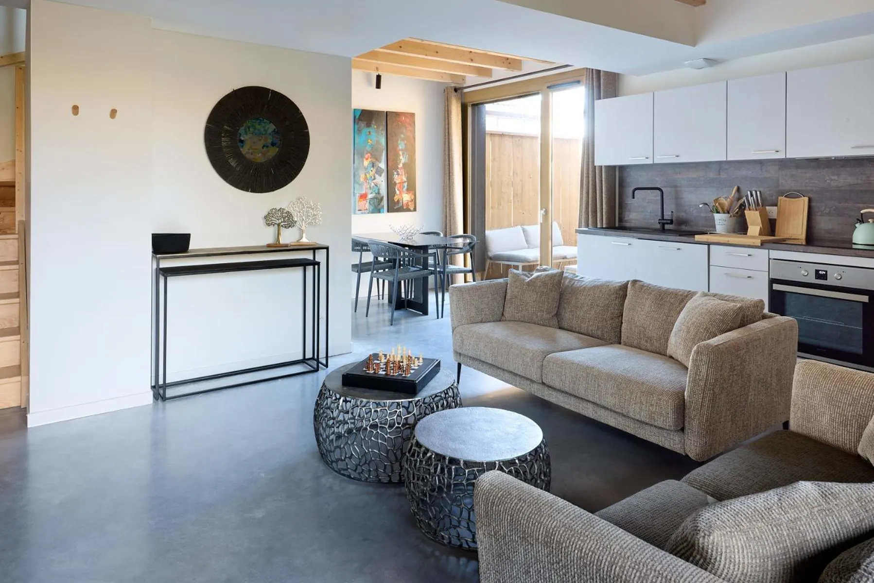 Kitchen or kitchenette in Kaze Océan, The Originals Relais