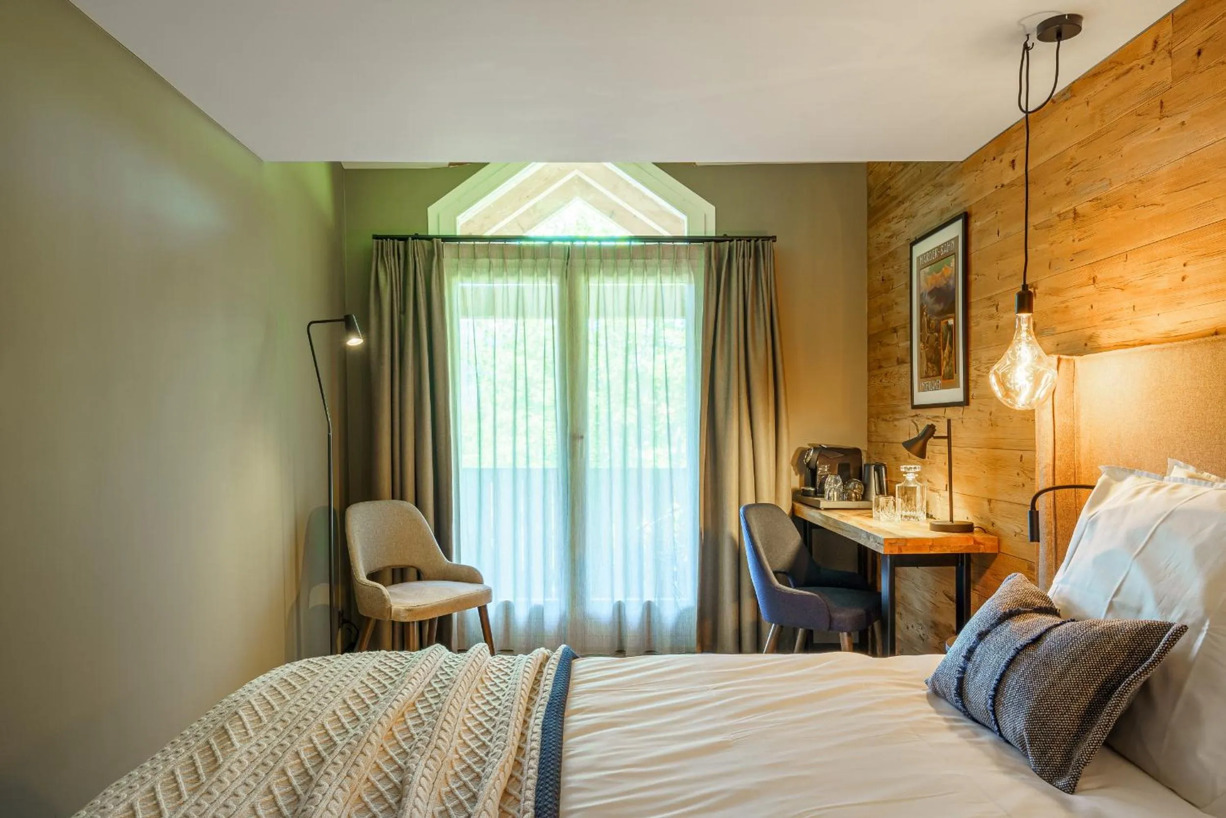 Bedroom, Bed in Boutique Hotel Panorama Grindelwald