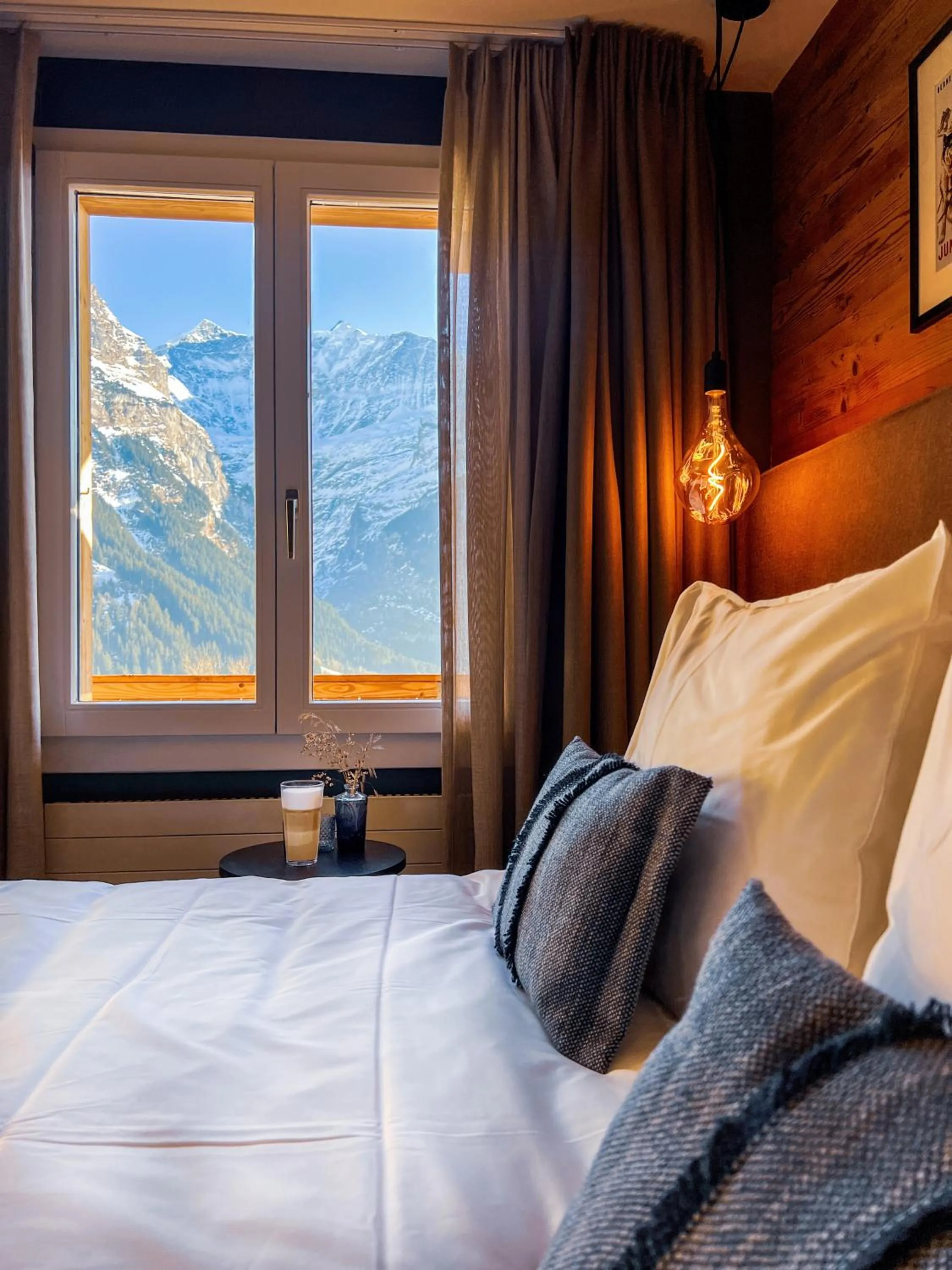 Bed in Boutique Hotel Panorama Grindelwald
