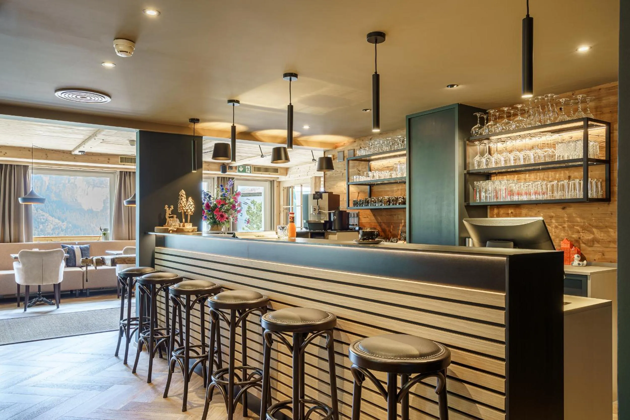 Lounge or bar in Boutique Hotel Panorama Grindelwald