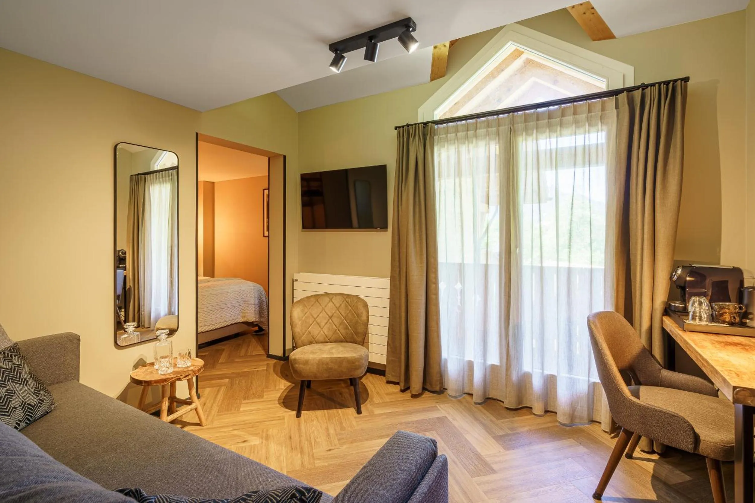 Living room in Boutique Hotel Panorama Grindelwald