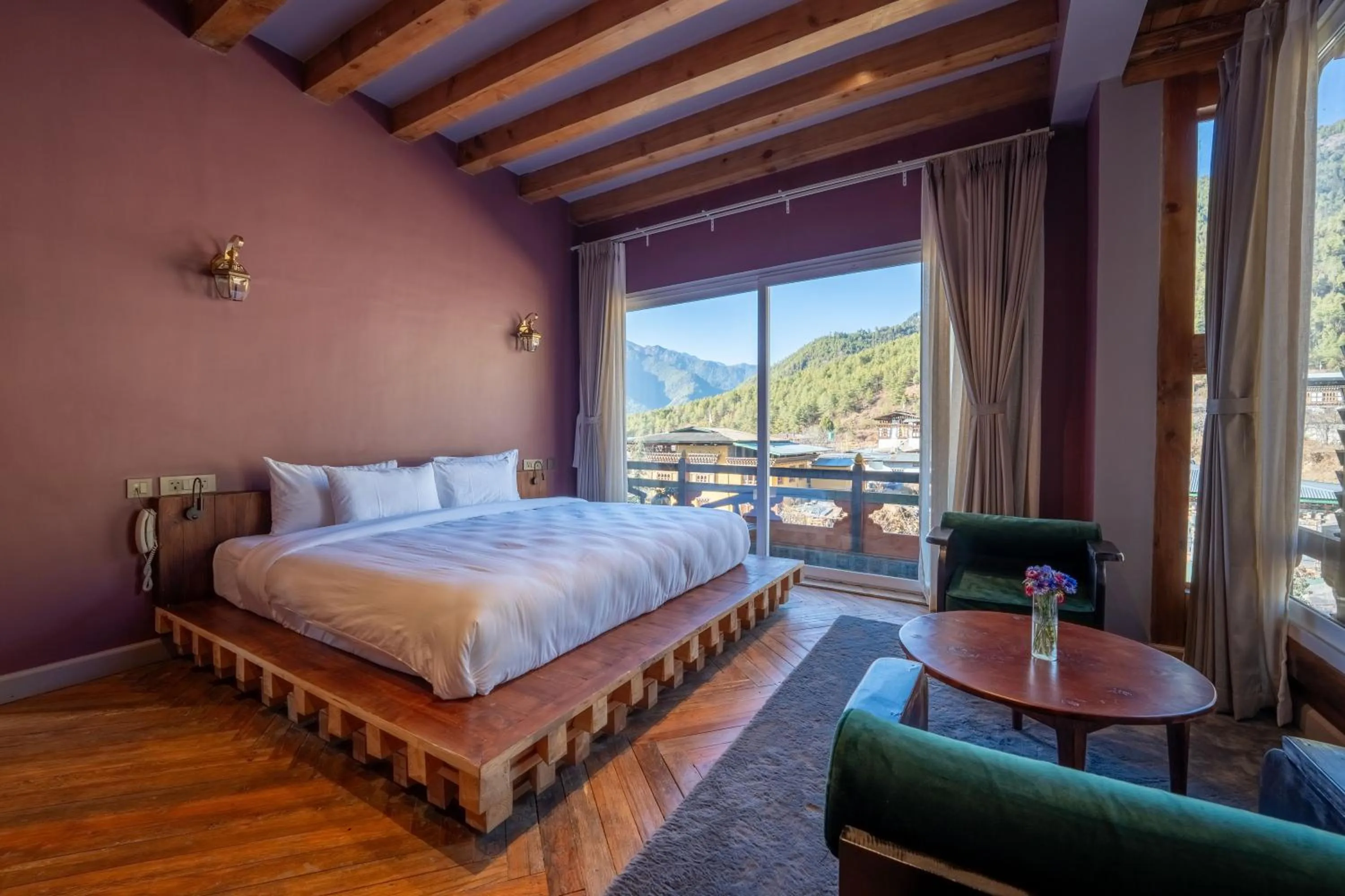 Bed in Taktsangri-La