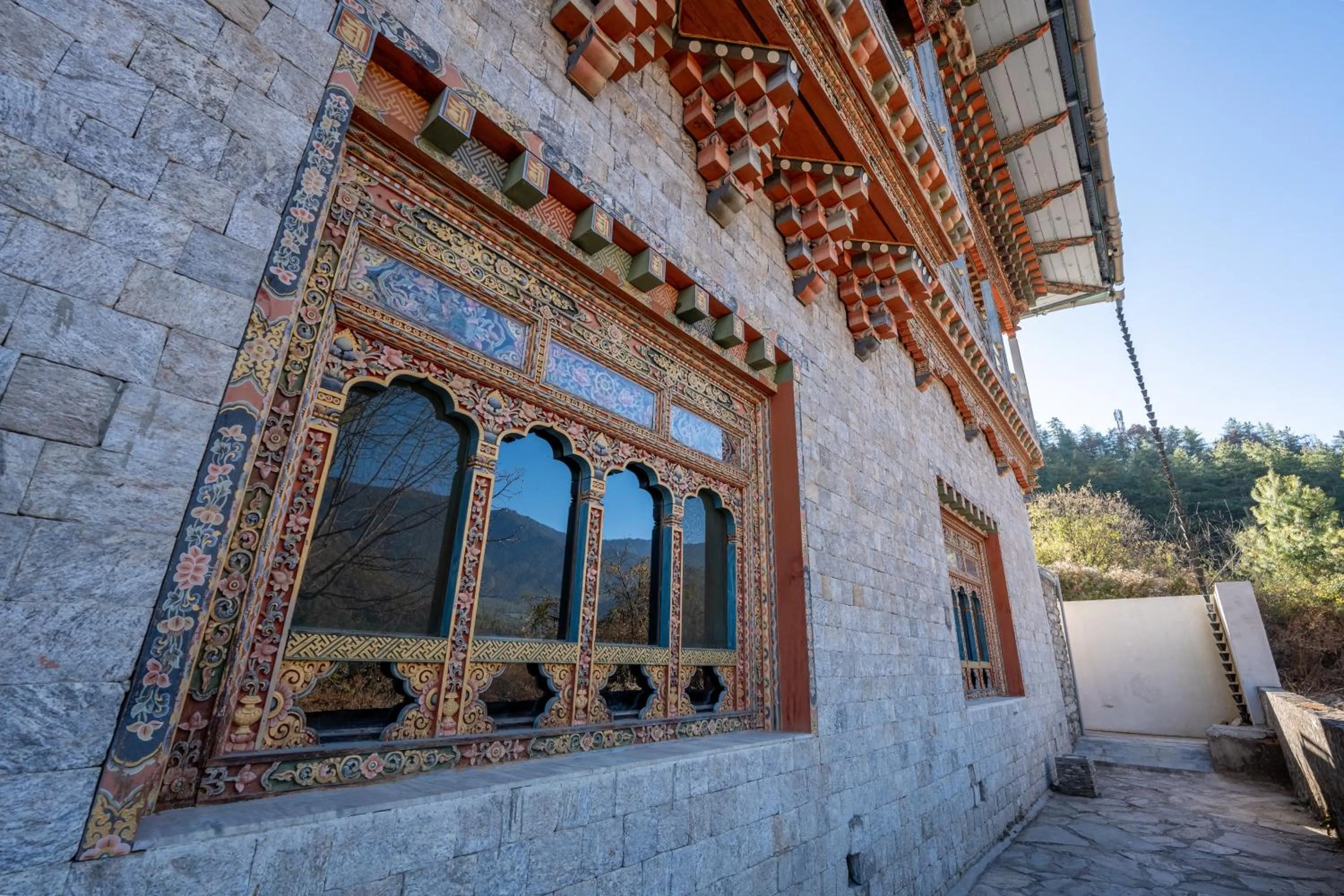 Decorative detail in Taktsangri-La