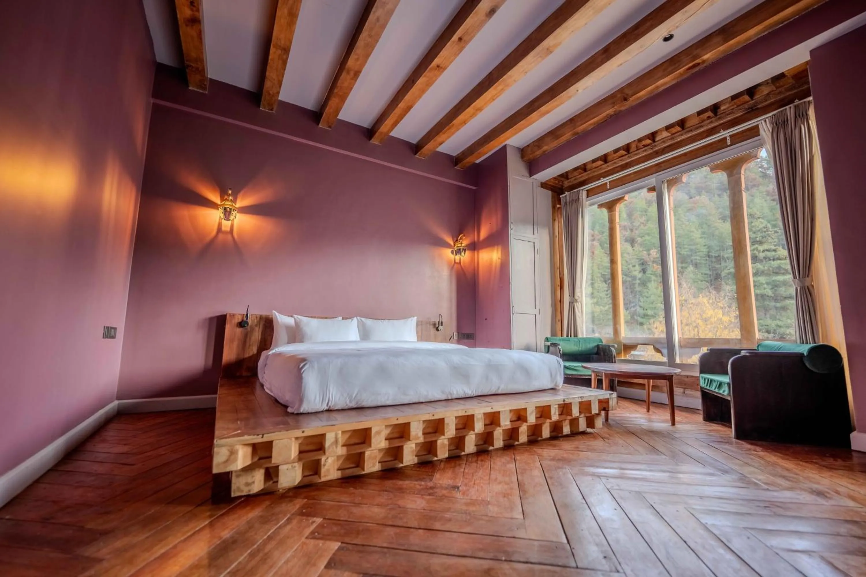 Bed in Taktsangri-La