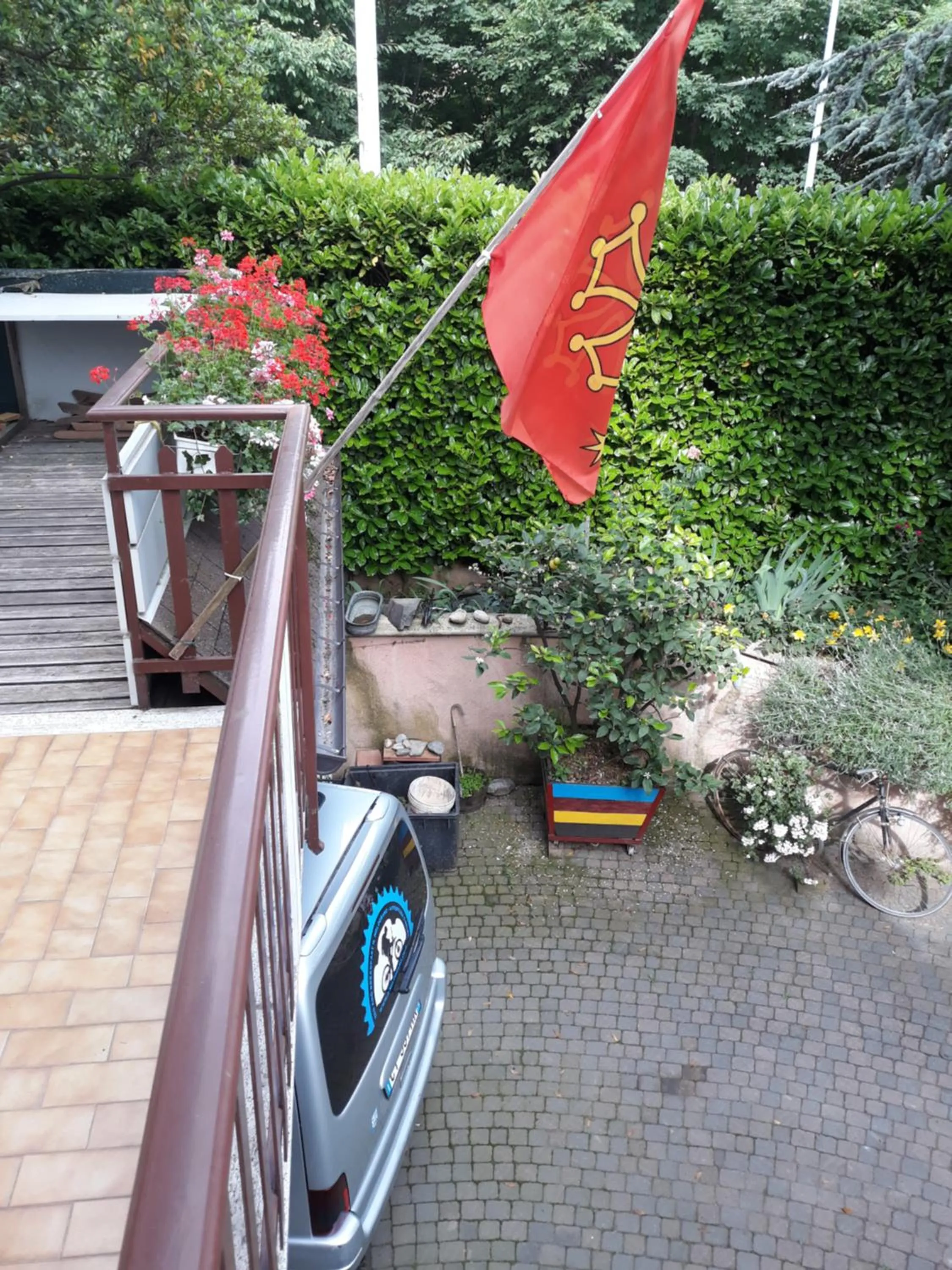 Garden view in Il Melograno