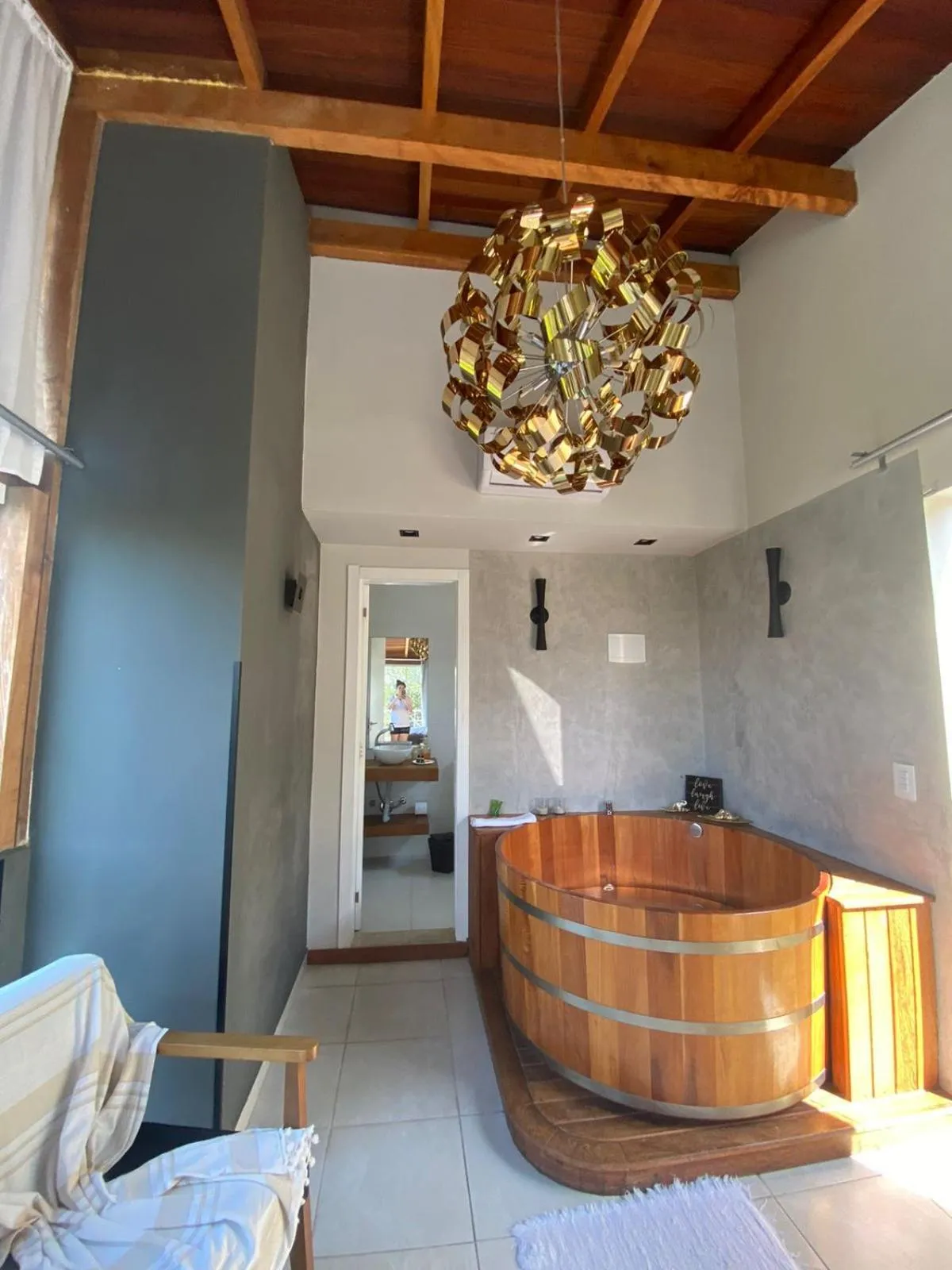 Hot Tub in Bombinhas Guest House