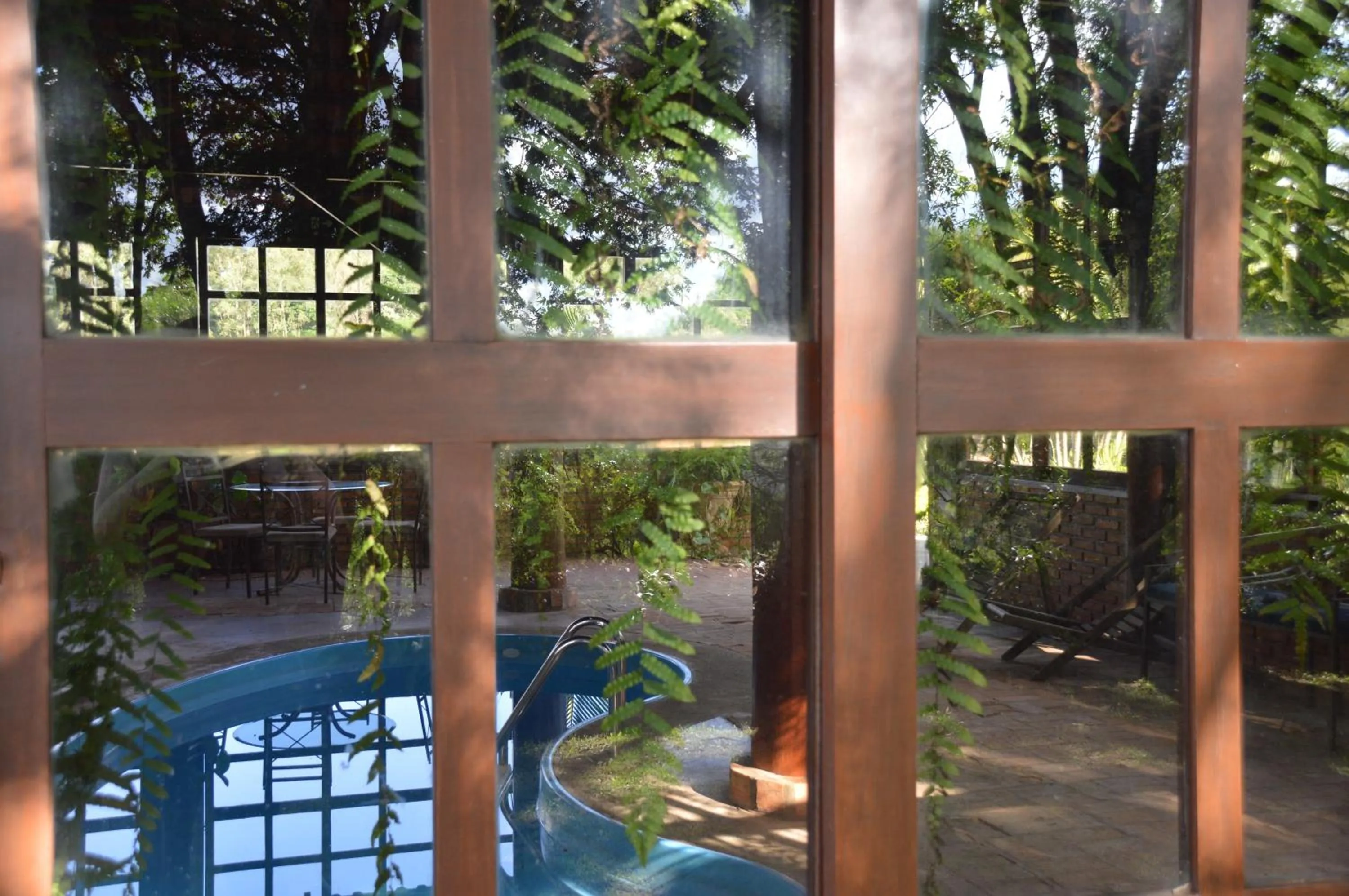 Pool view in Hotel Lago das Pedras