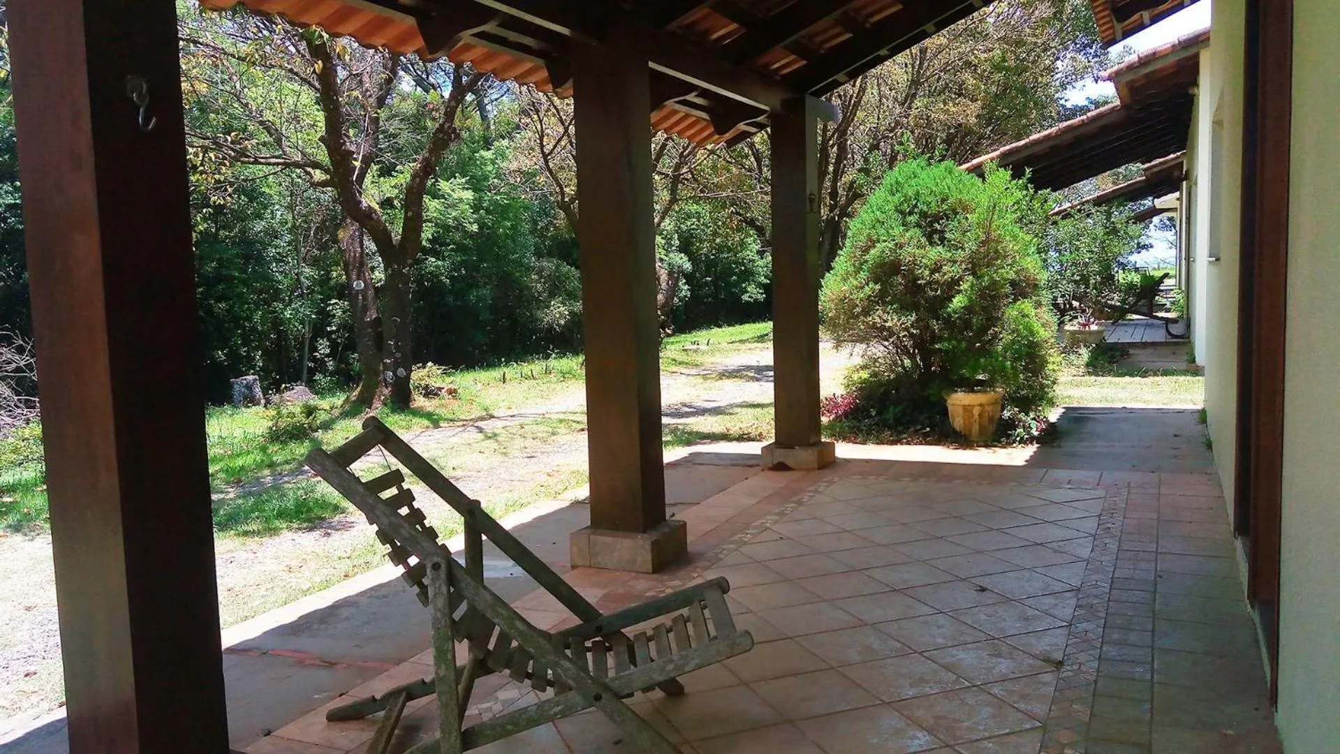 Patio in Hotel Lago das Pedras