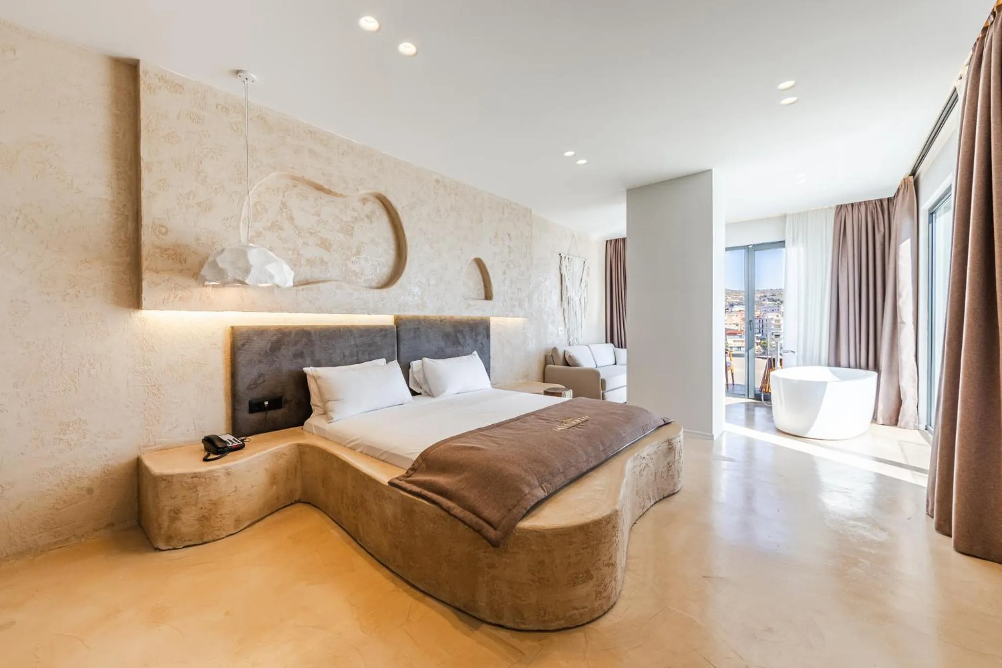 Bedroom, Bed in San Angelo Luxury Resort & Spa - Adults Only