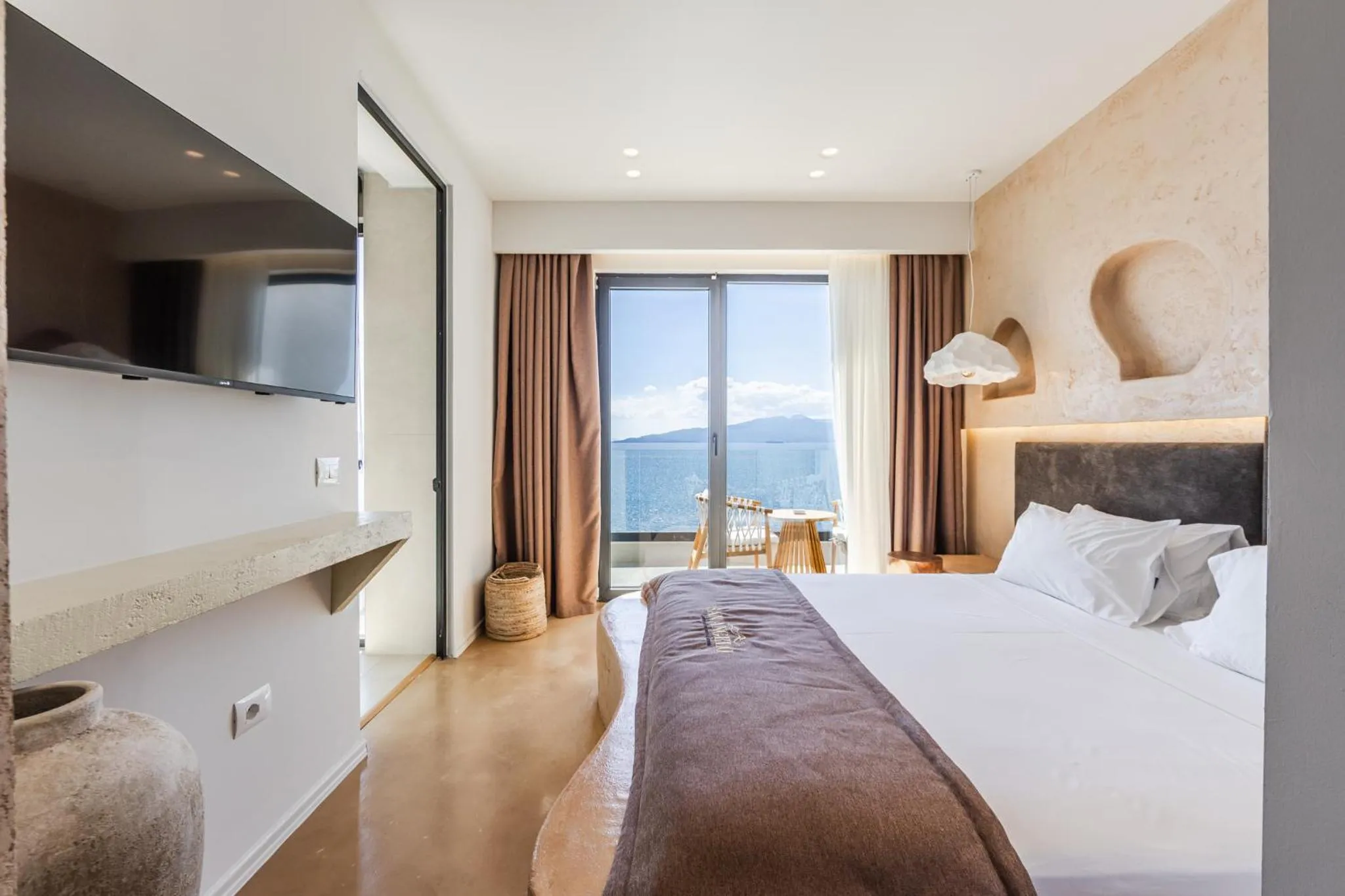 Bedroom, Bed in San Angelo Luxury Resort & Spa - Adults Only