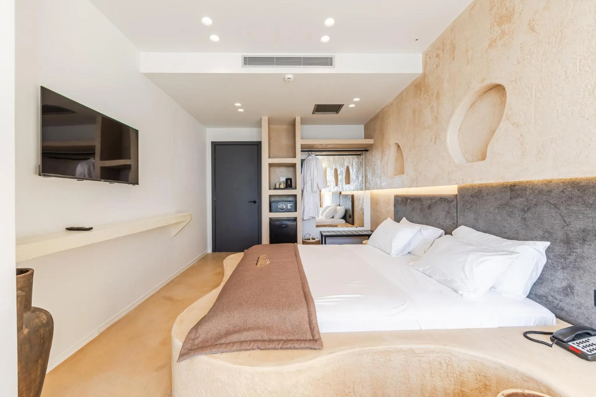 Bedroom, Bed in San Angelo Luxury Resort & Spa - Adults Only