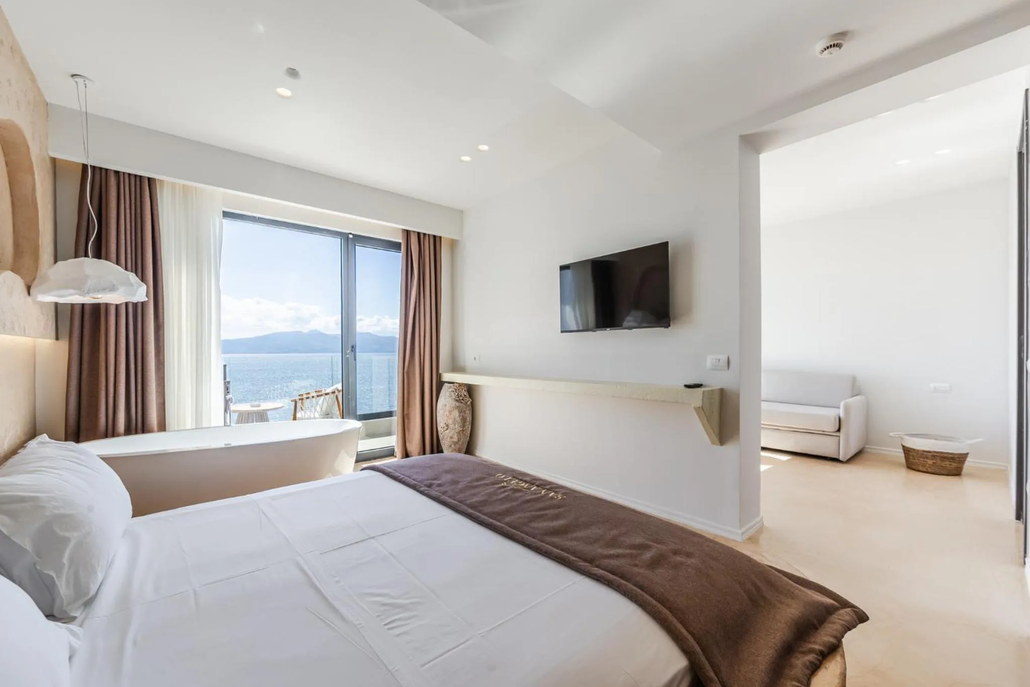 Bedroom, Bed in San Angelo Luxury Resort & Spa - Adults Only