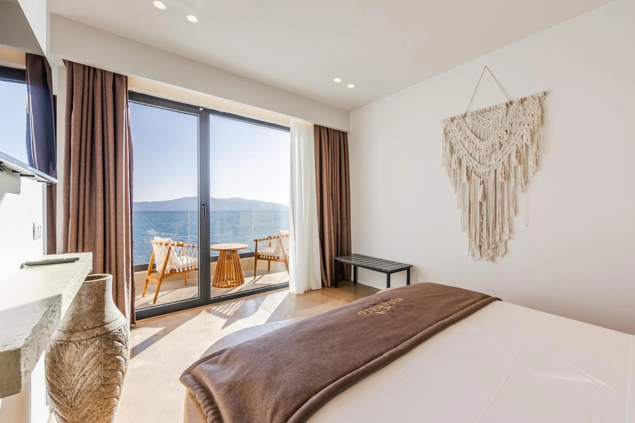 Bedroom, Bed in San Angelo Luxury Resort & Spa - Adults Only