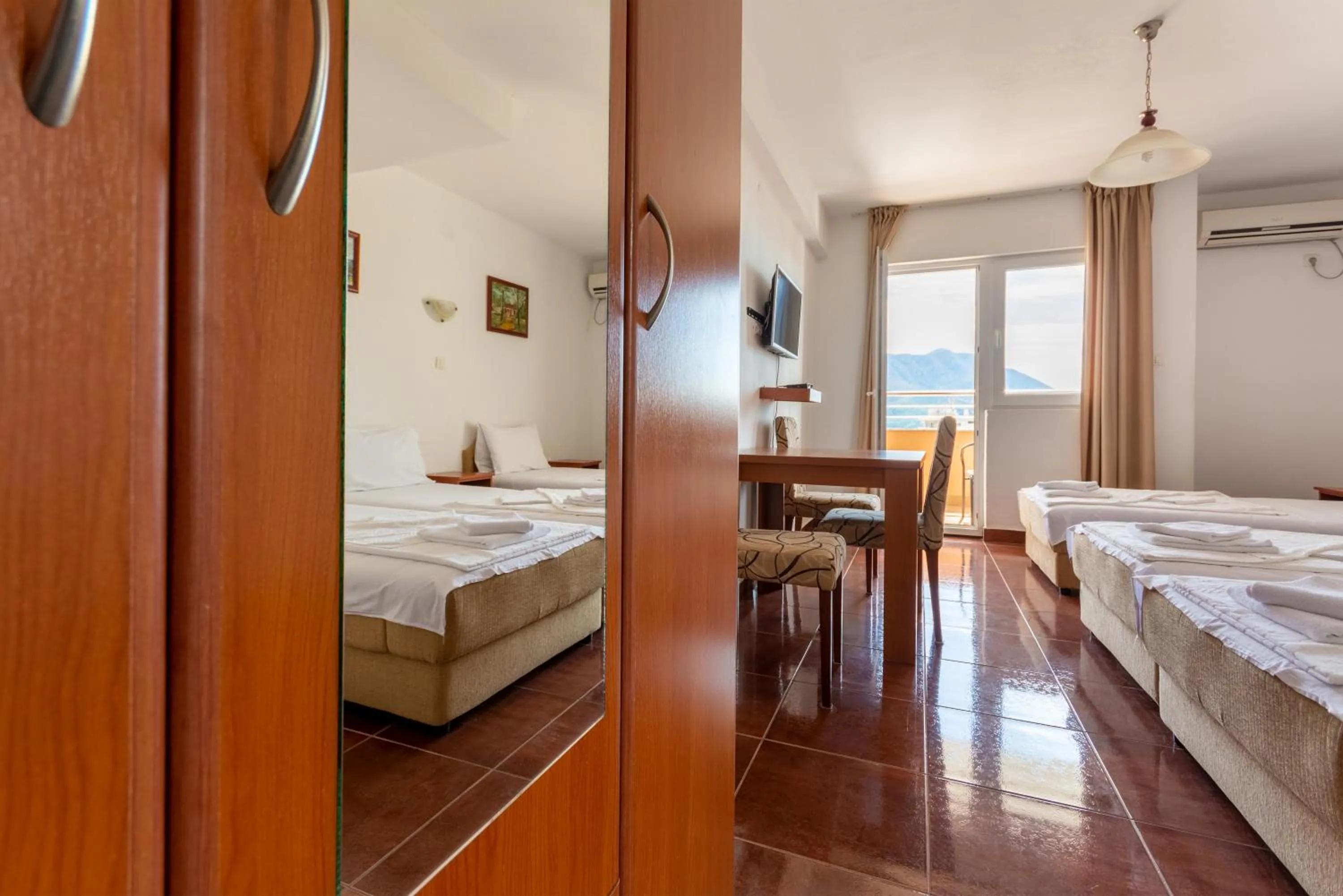 Bed in Evropa Lux Apartments