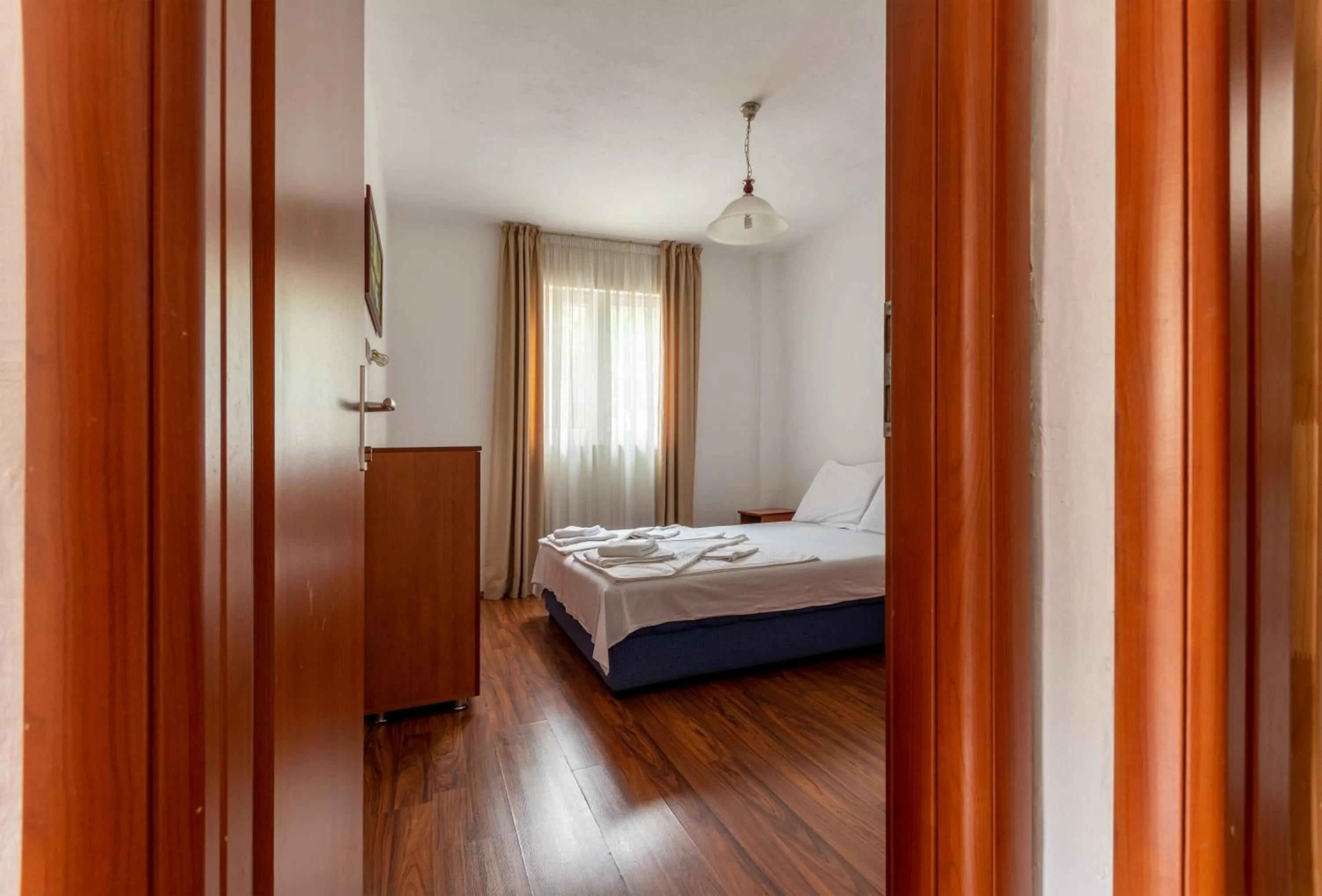 Bed in Evropa Lux Apartments