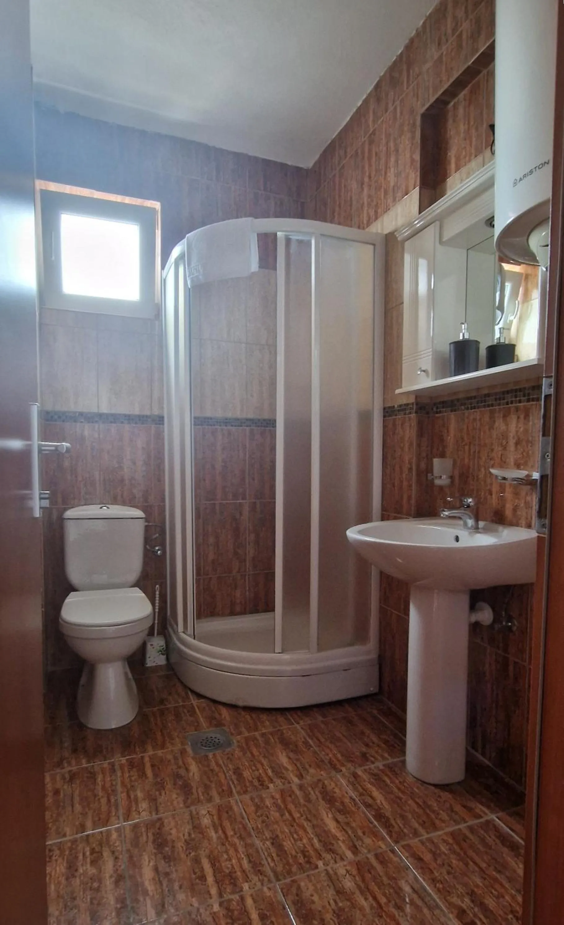 Shower in Evropa Lux Apartments