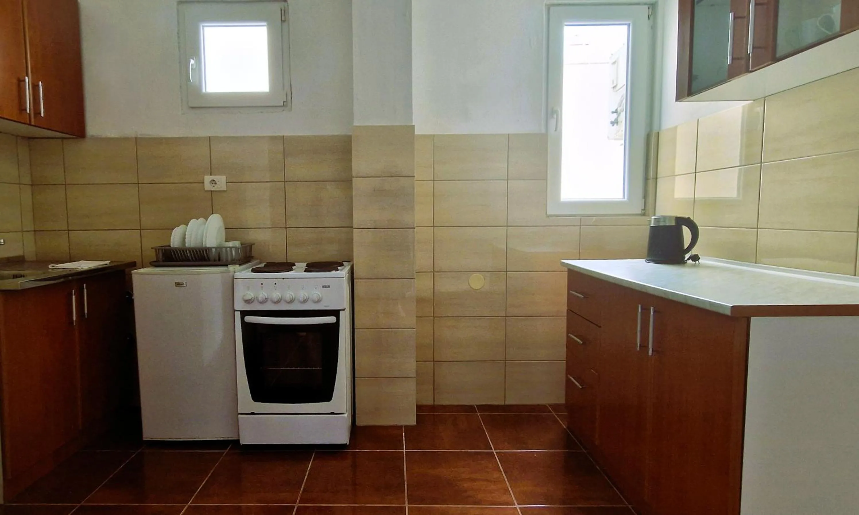 kitchen in Evropa Lux Apartments
