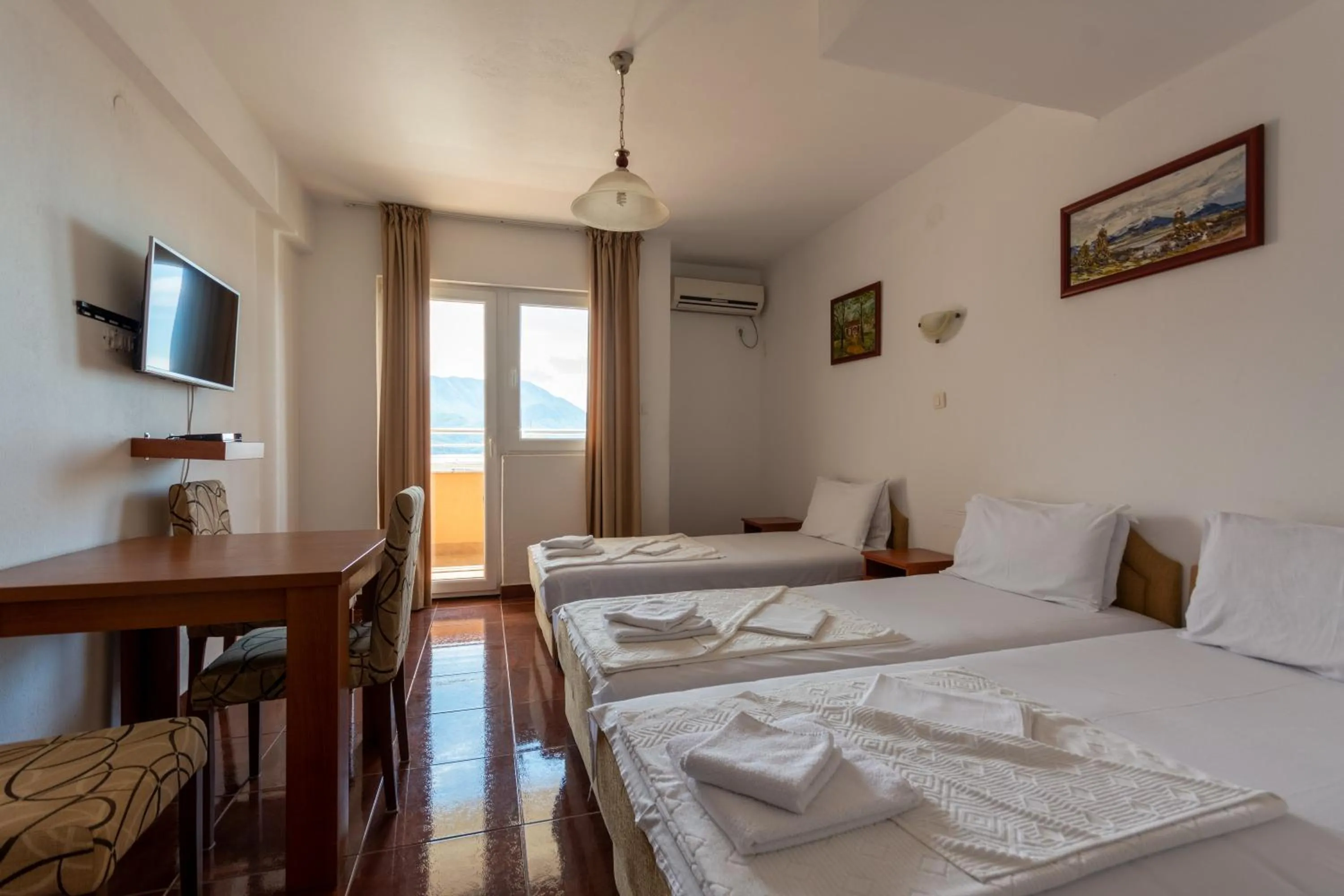 Bed in Evropa Lux Apartments
