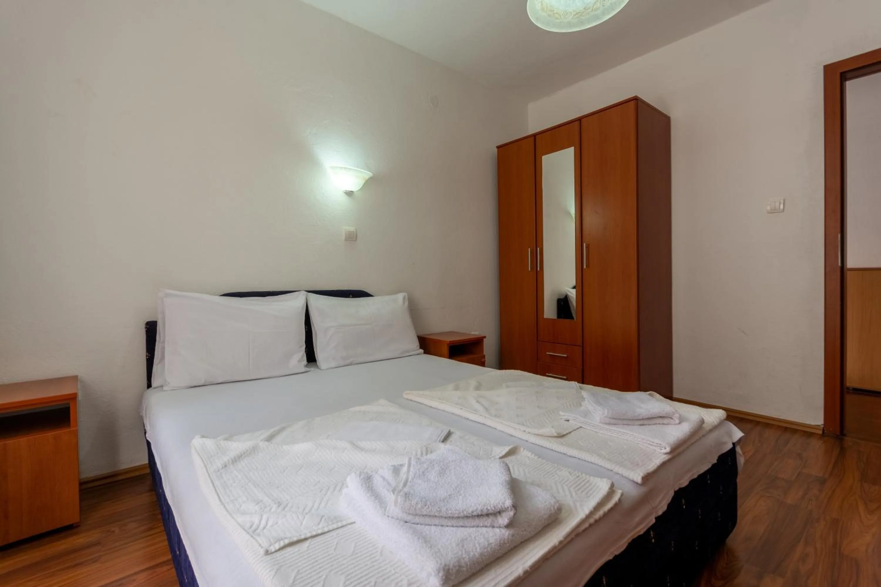 Bed in Evropa Lux Apartments
