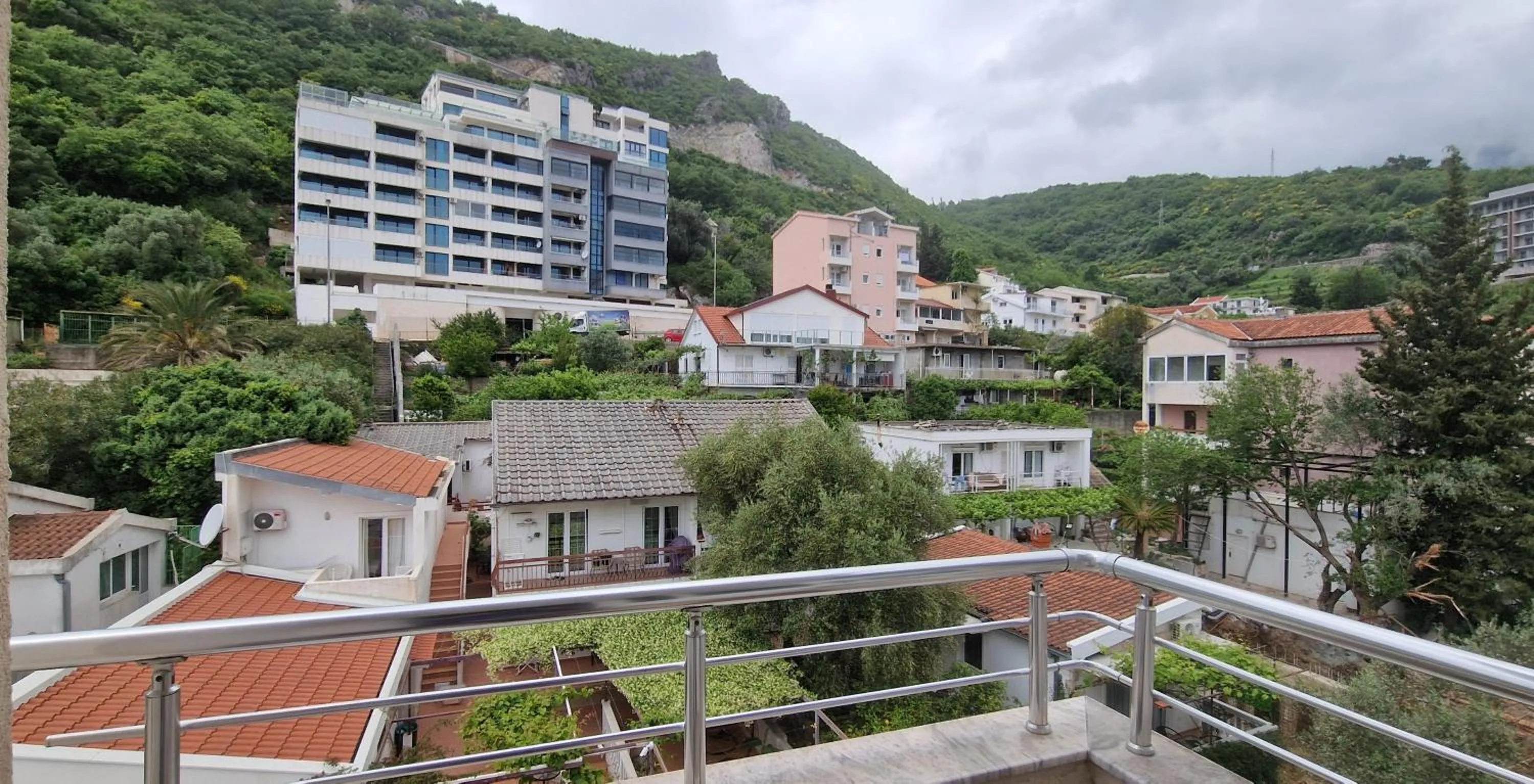 City view in Evropa Lux Apartments