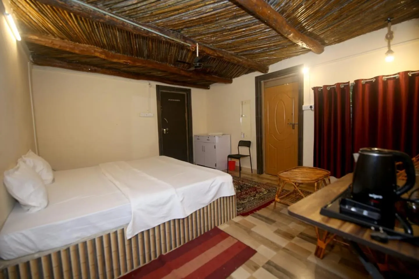 Bed in Tribal Wood Resort