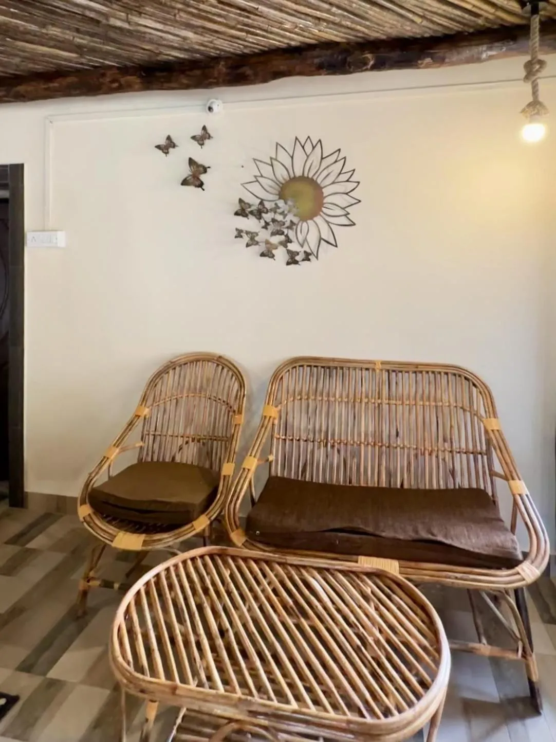 Seating area in Tribal Wood Resort