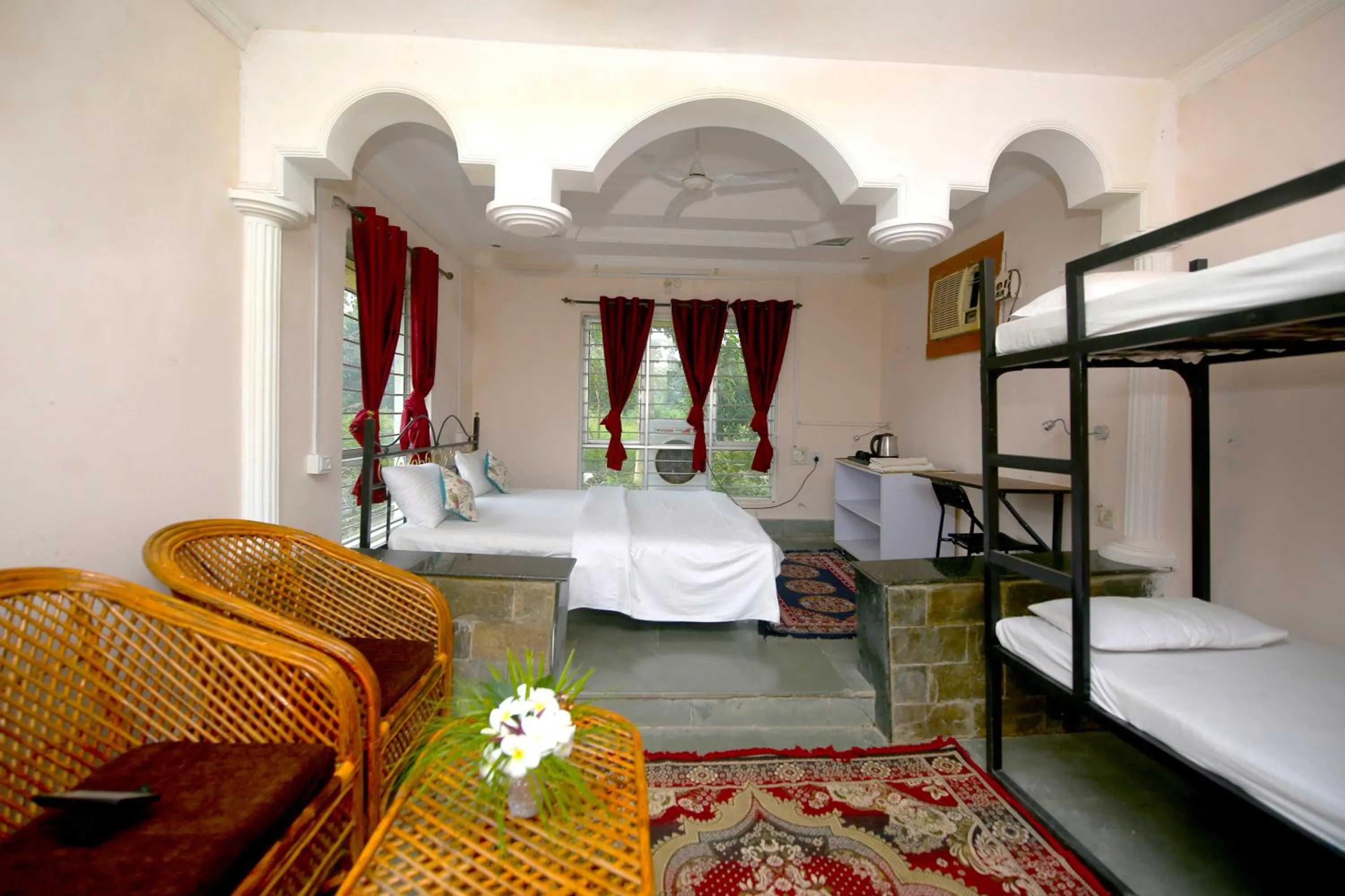 Bed in Tribal Wood Resort