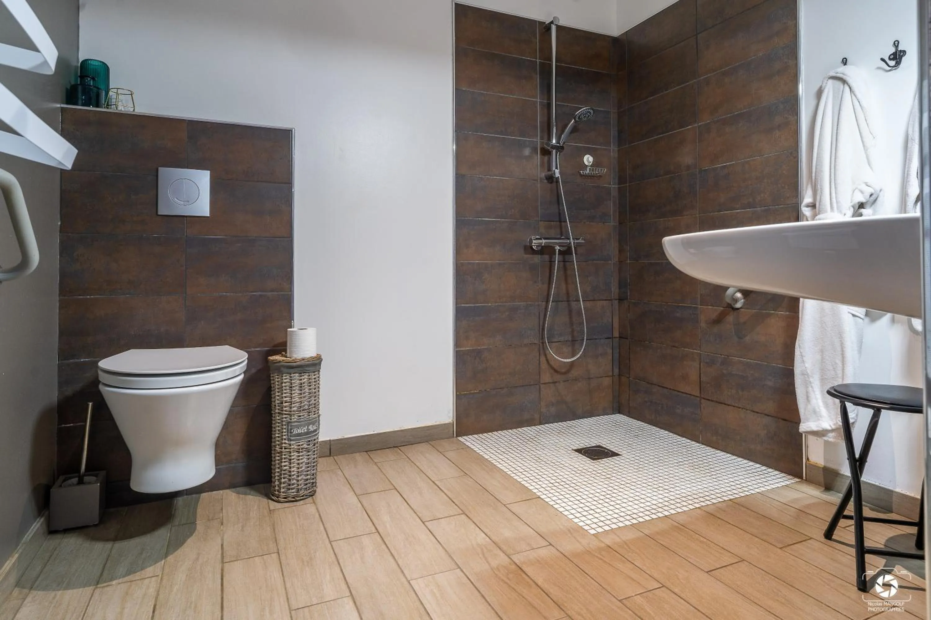 Bathroom in Château Besson