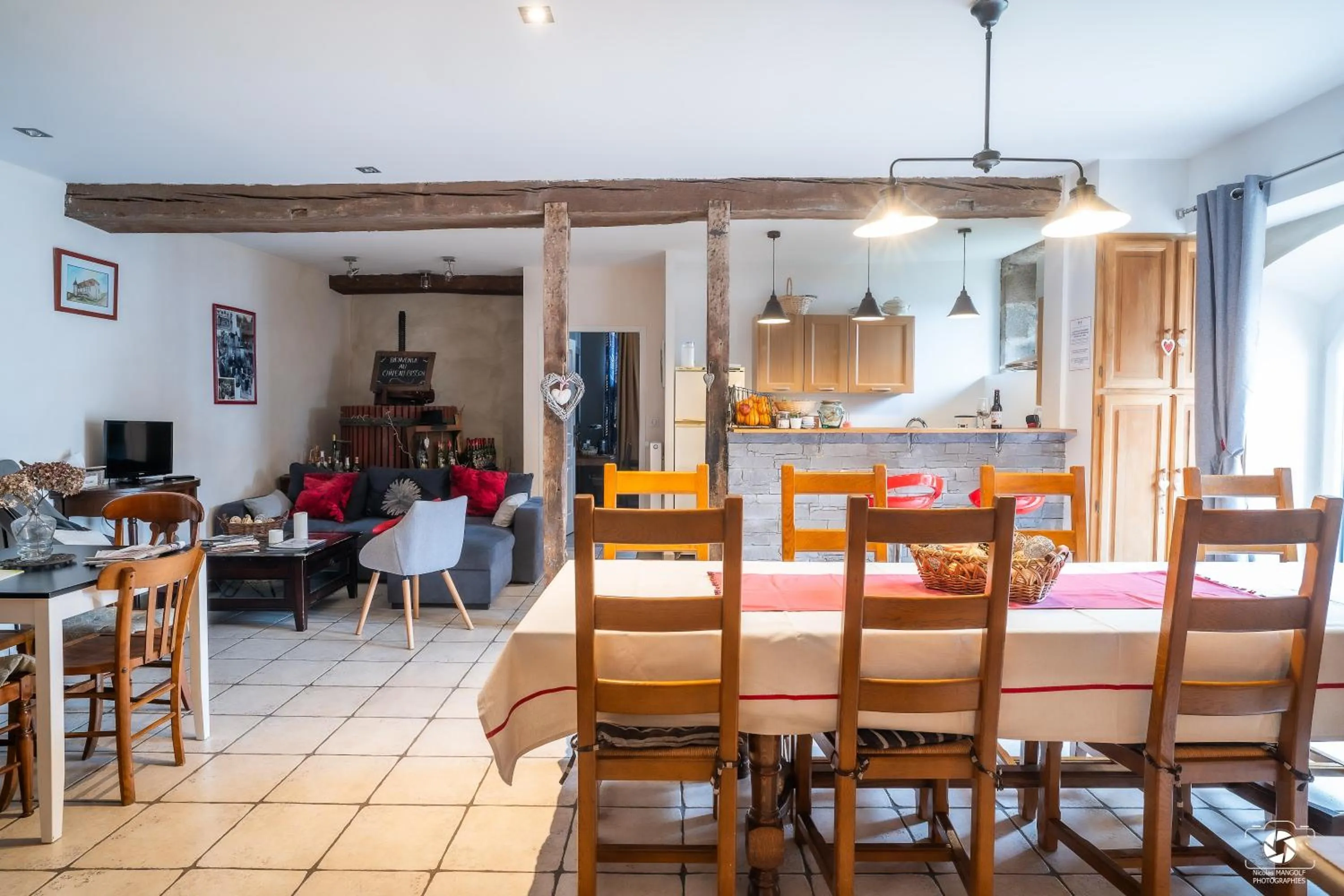 Breakfast in Château Besson