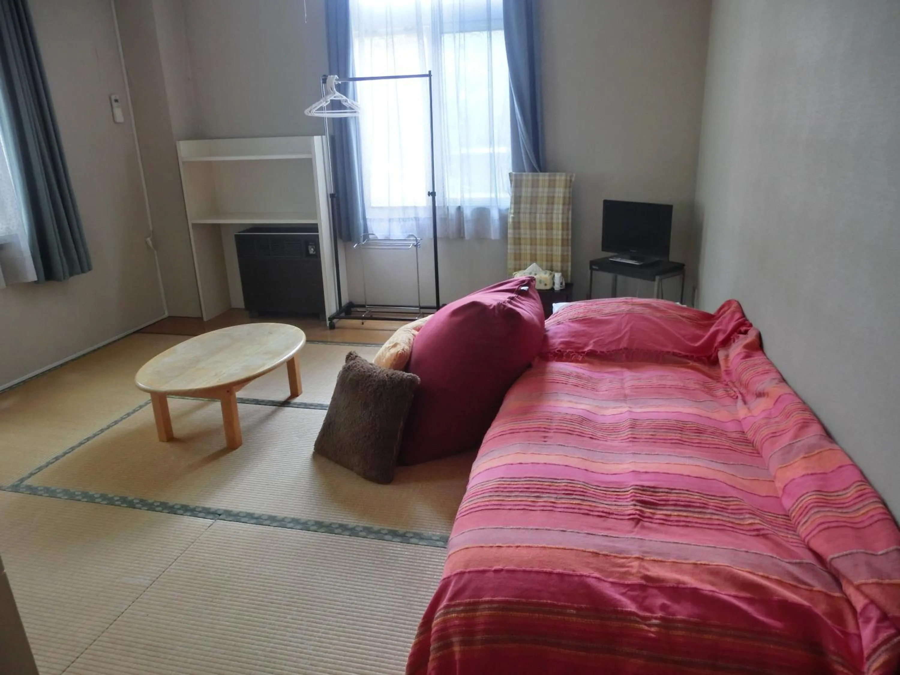 Bed in Oomukou Ryokan