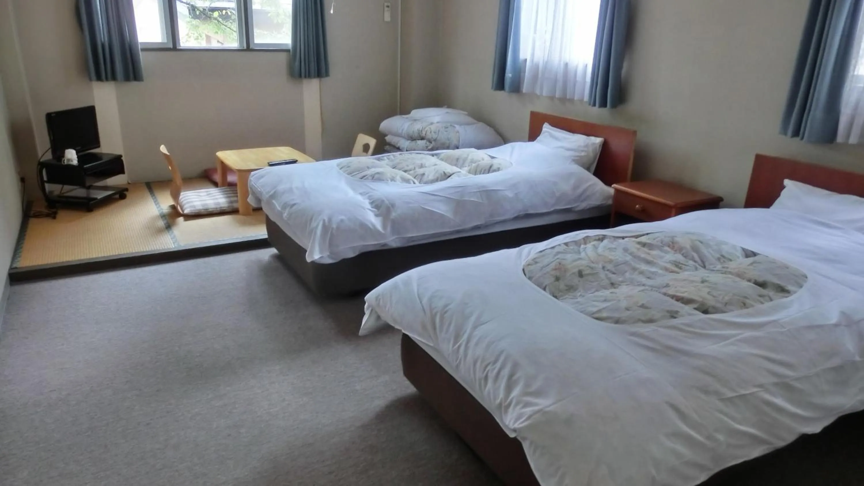 Day, Bed in Oomukou Ryokan