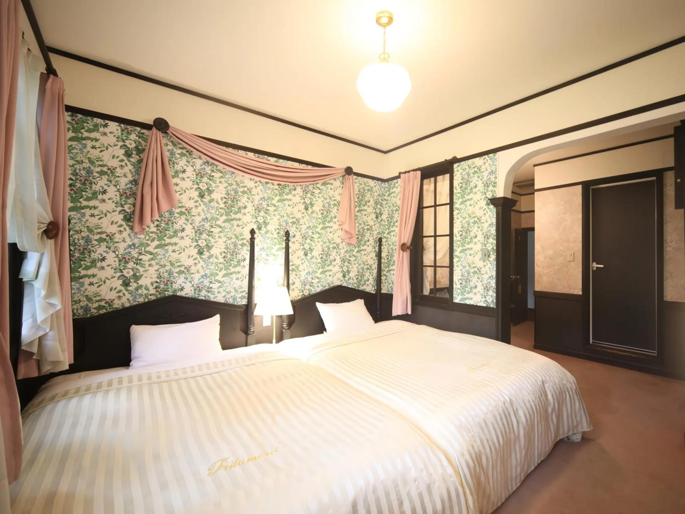 Photo of the whole room, Bed in Restaurant & Hotel Traumerei