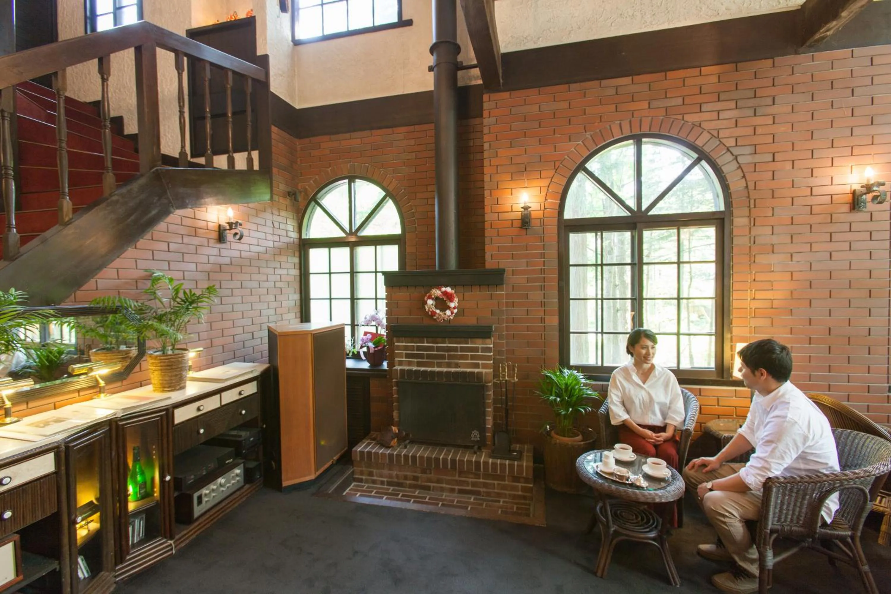 Lobby or reception in Restaurant & Hotel Traumerei