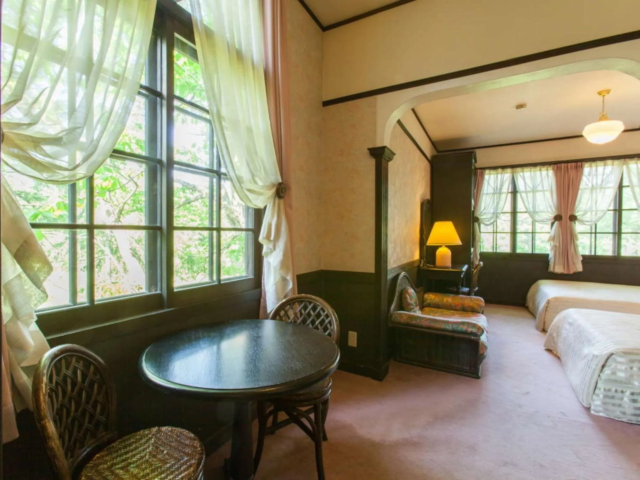 Photo of the whole room, Bed in Restaurant & Hotel Traumerei