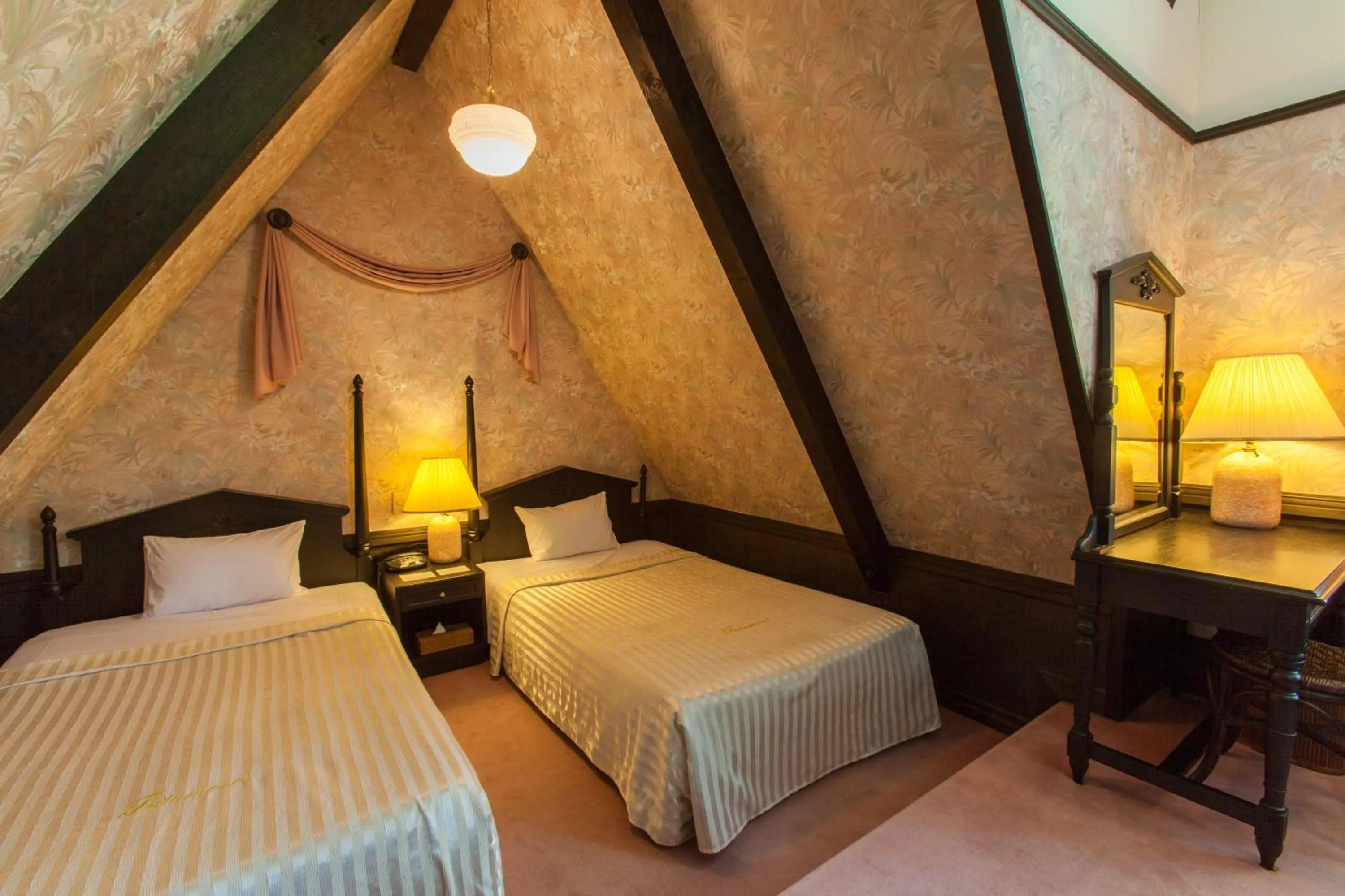 Bed in Restaurant & Hotel Traumerei