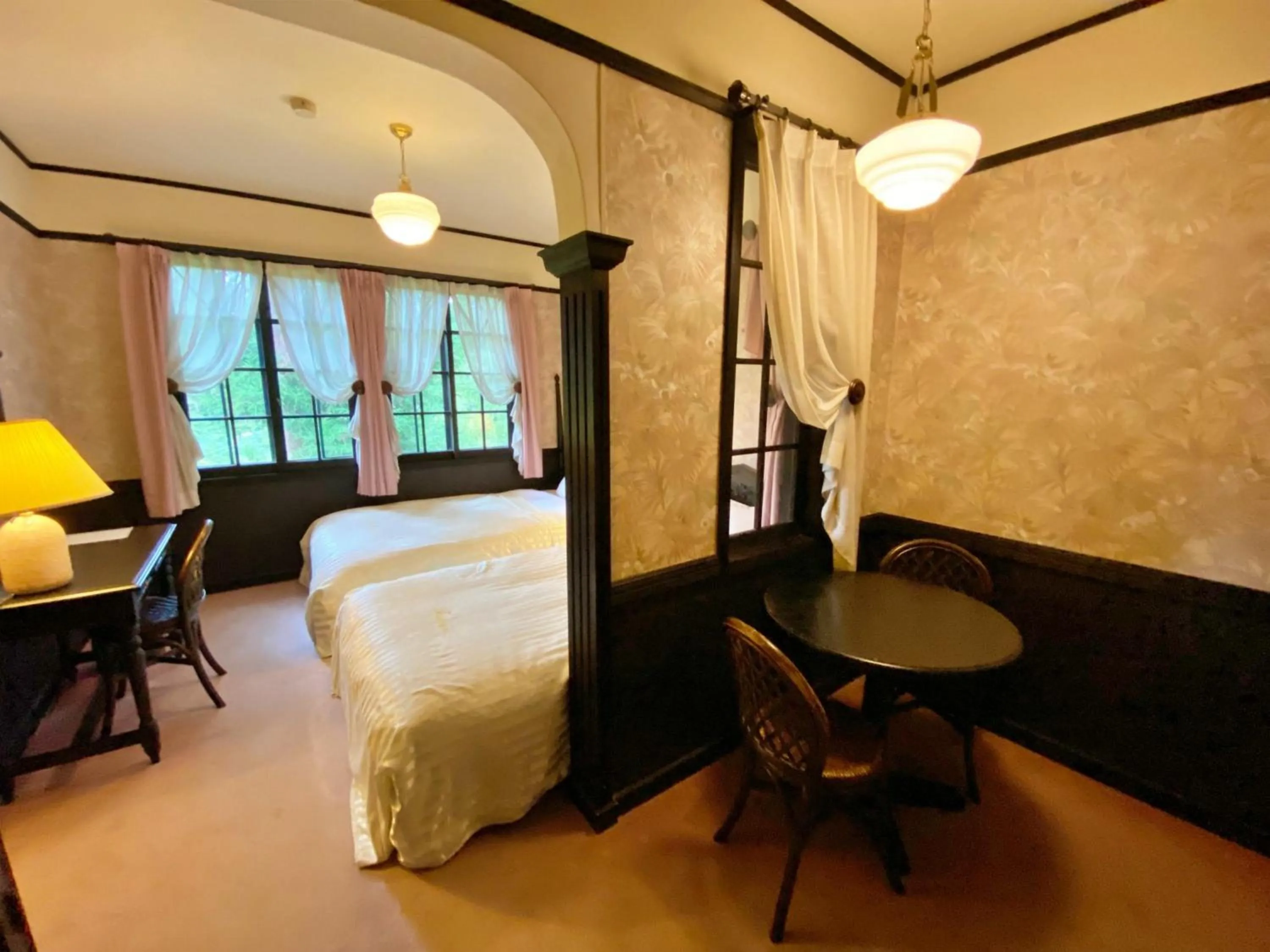 Bed in Restaurant & Hotel Traumerei