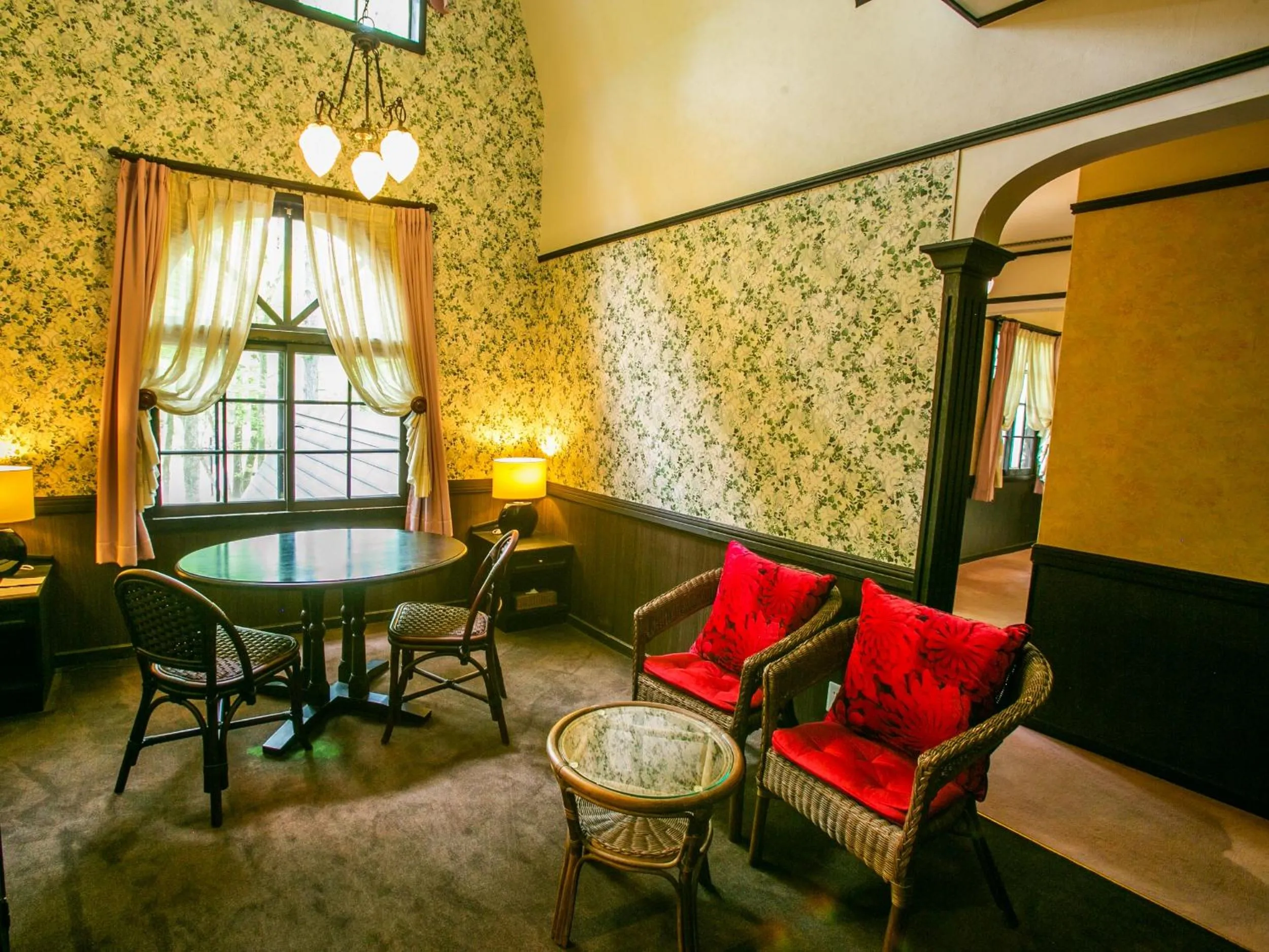 Living room in Restaurant & Hotel Traumerei