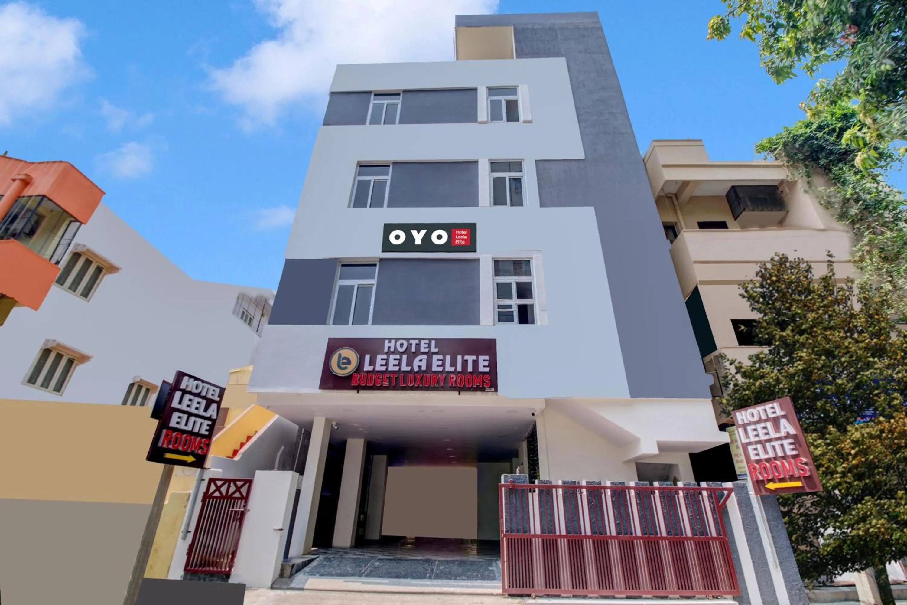 Facade/entrance in Hotel O Leela Elite