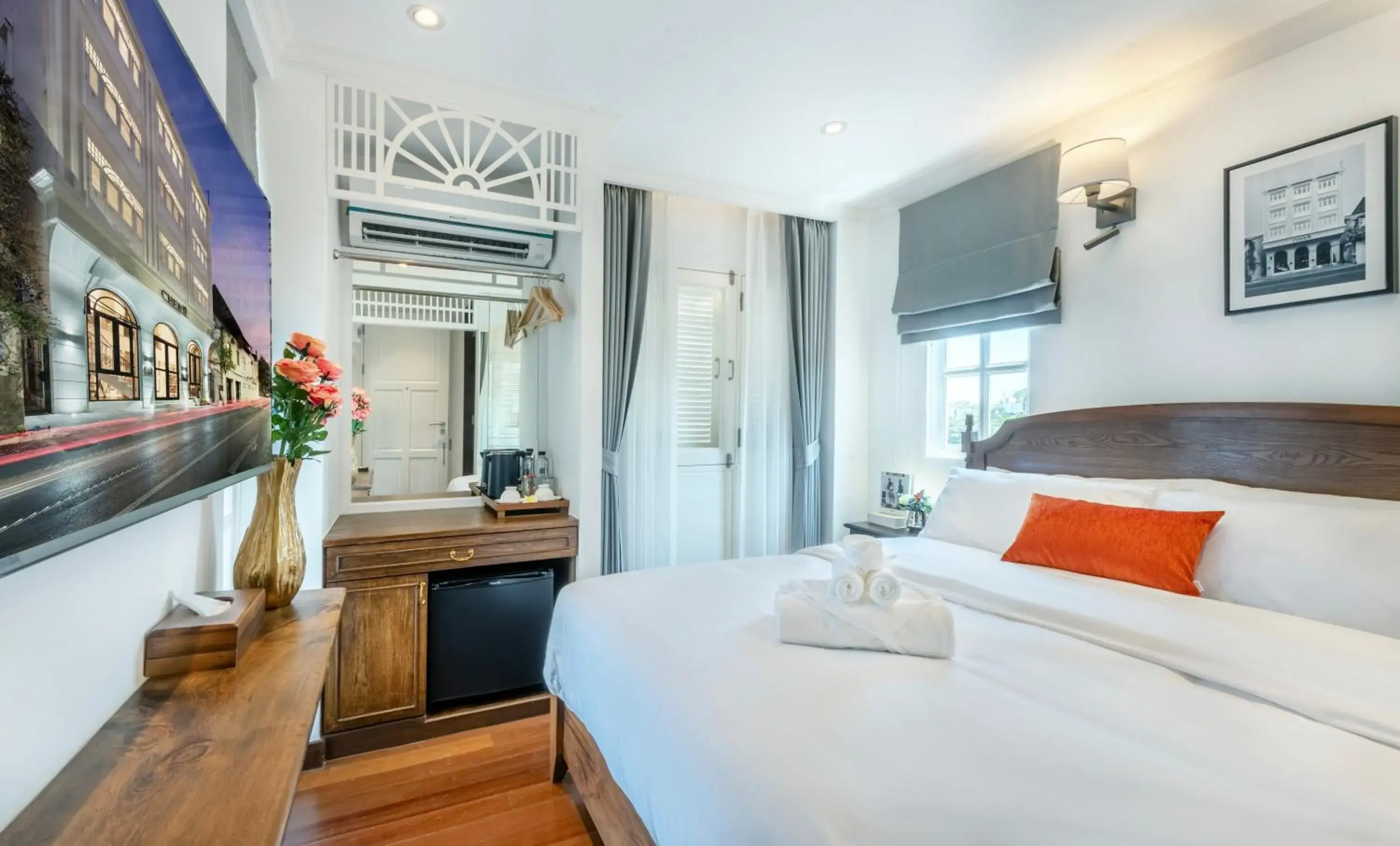 Bed in Cherie Bangkok Boutique Hotel Bed in Cherie Bangkok Boutique Hotel