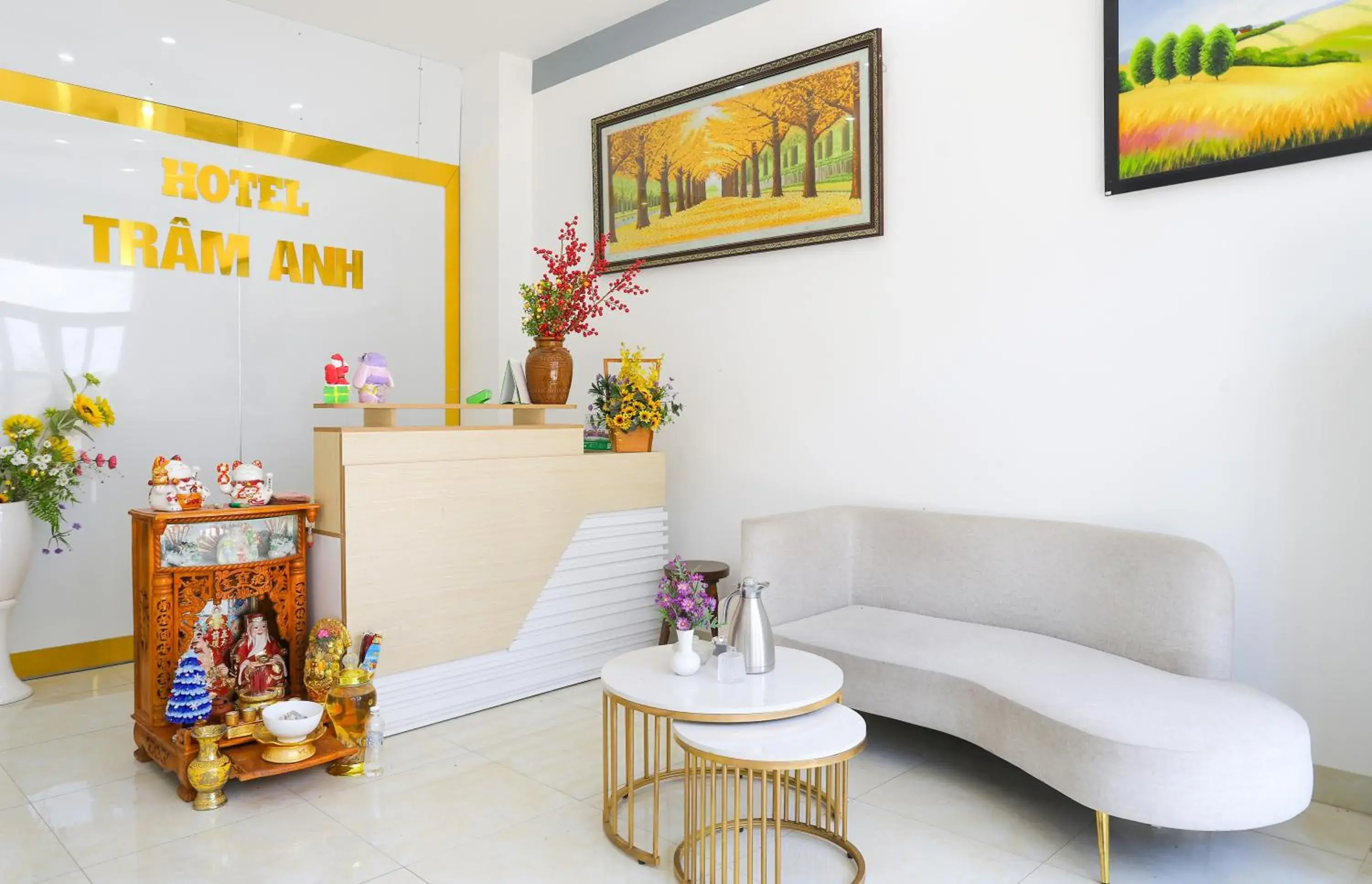 Living room in Hotel Trâm Anh Living room in Hotel Trâm Anh