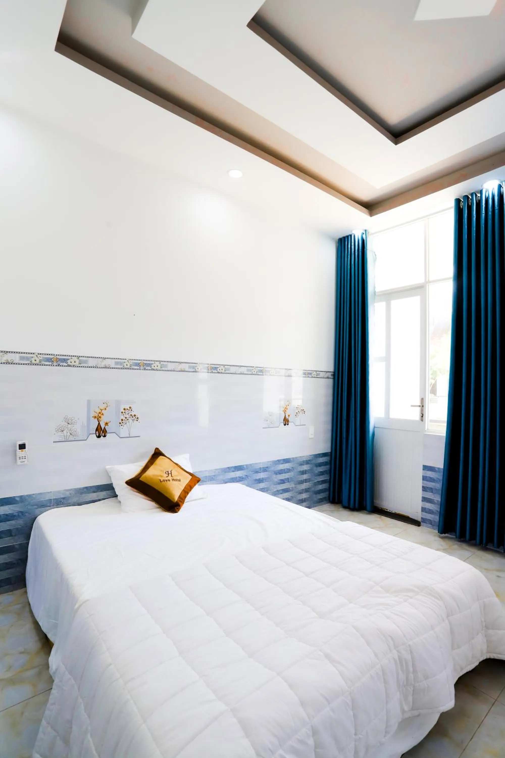 Bed in Hotel Trâm Anh