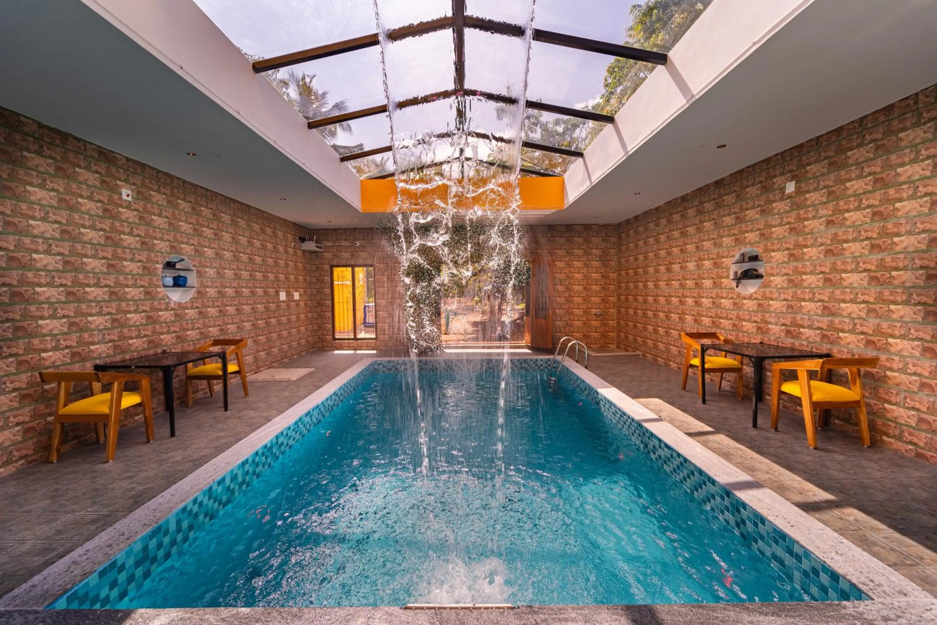 Pool view in Teak Leaf Gateway Villa with Swimming Pool Indoor Games