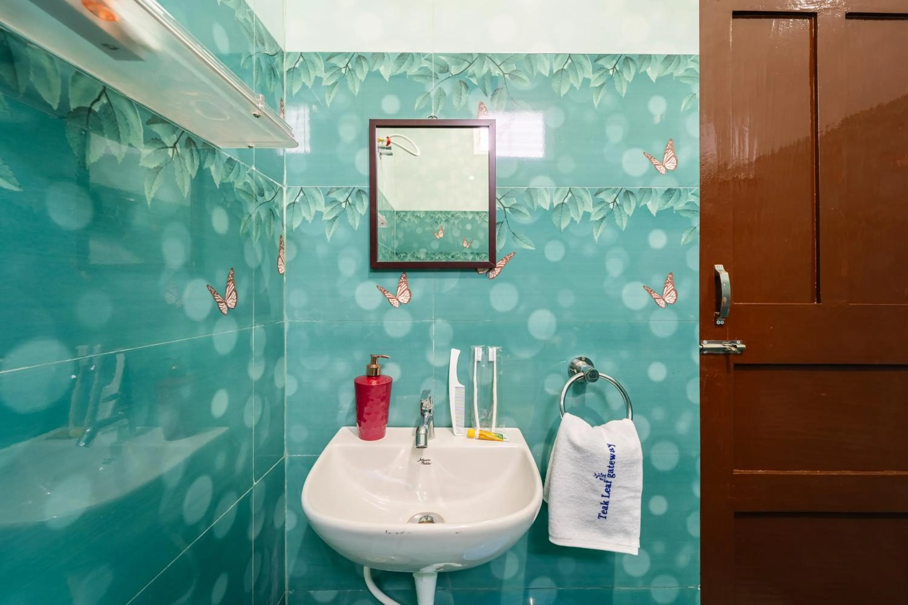 Bathroom in Teak Leaf Gateway Villa with Swimming Pool Indoor Games