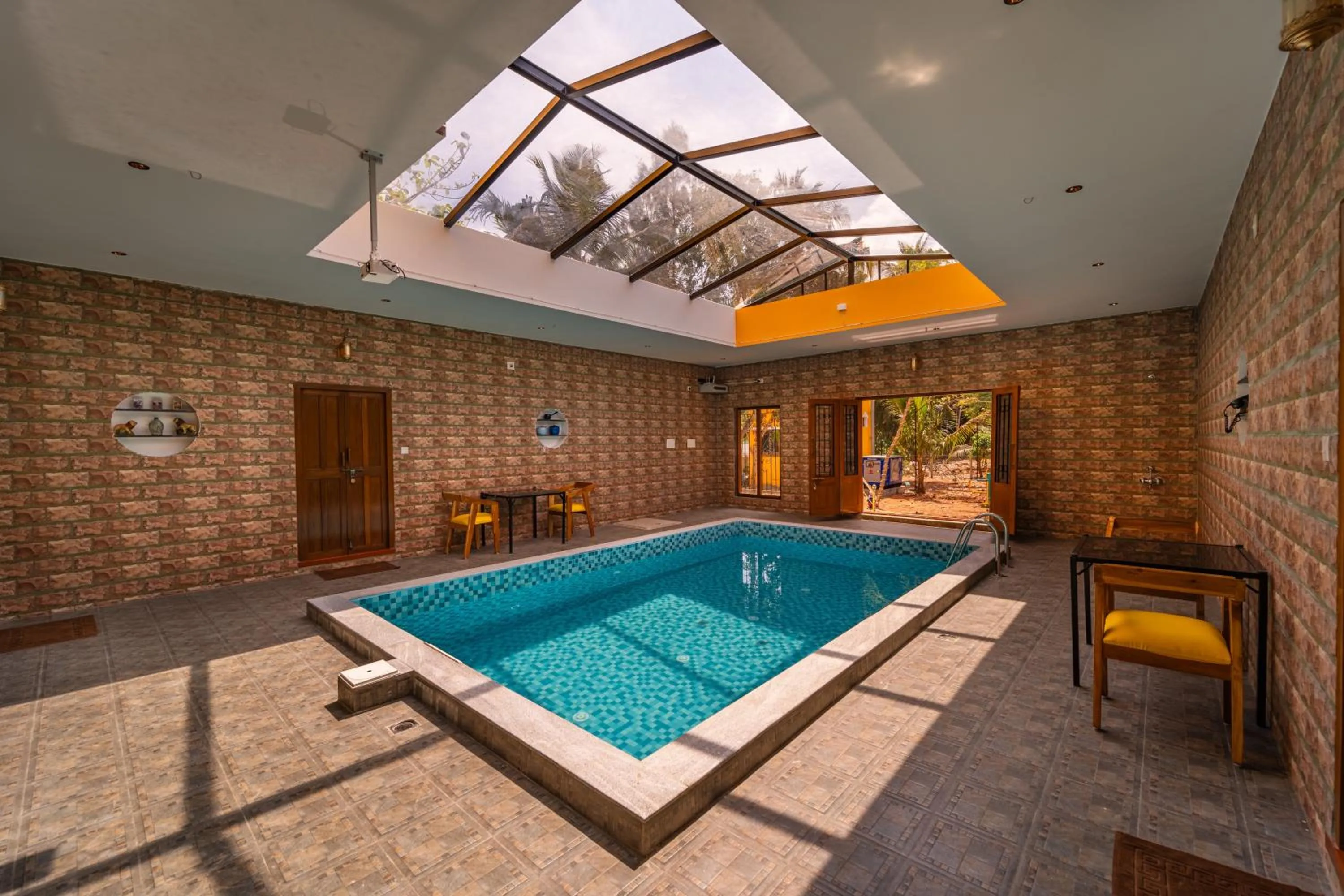 Pool view in Teak Leaf Gateway Villa with Swimming Pool Indoor Games