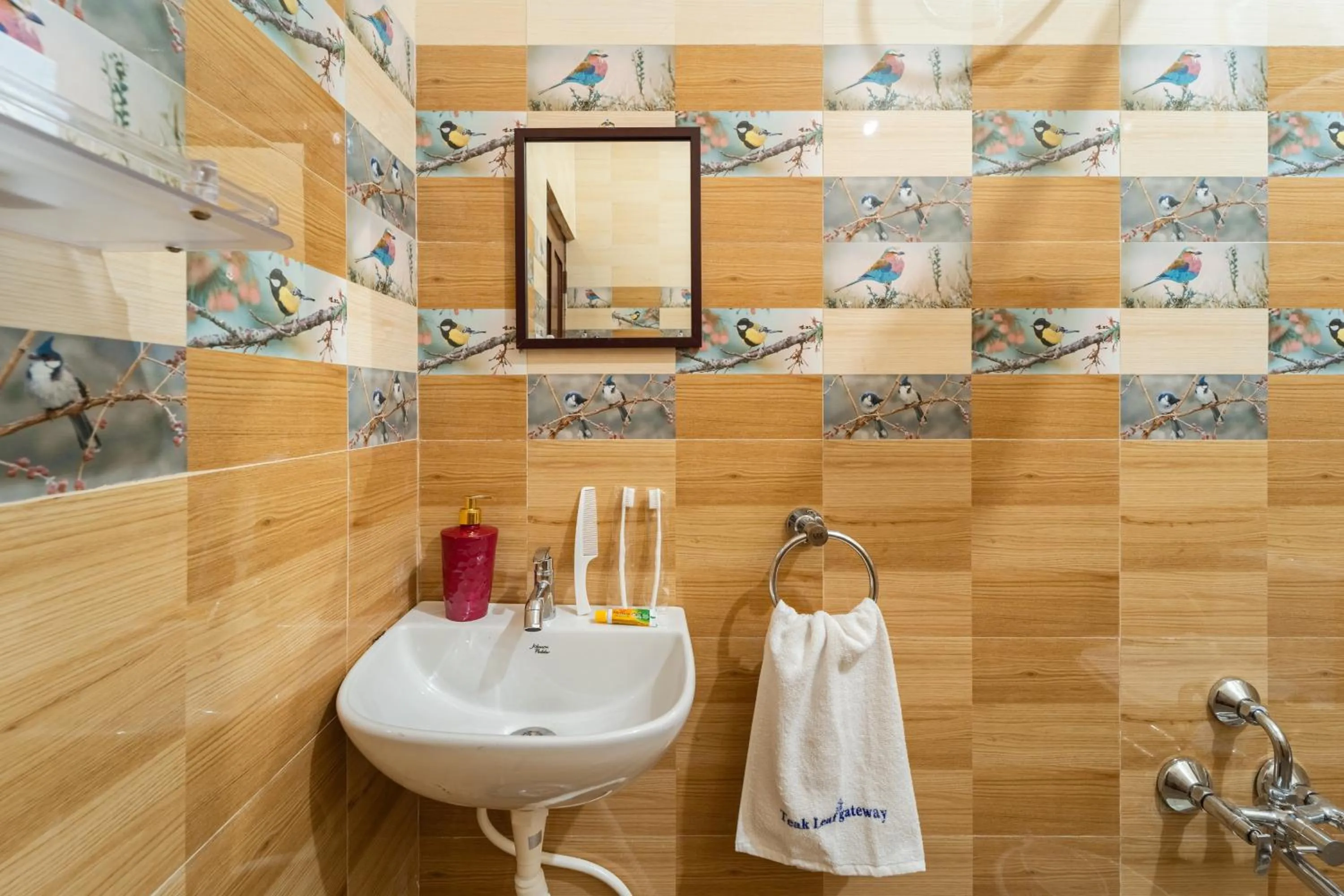 Bathroom in Teak Leaf Gateway Villa with Swimming Pool Indoor Games