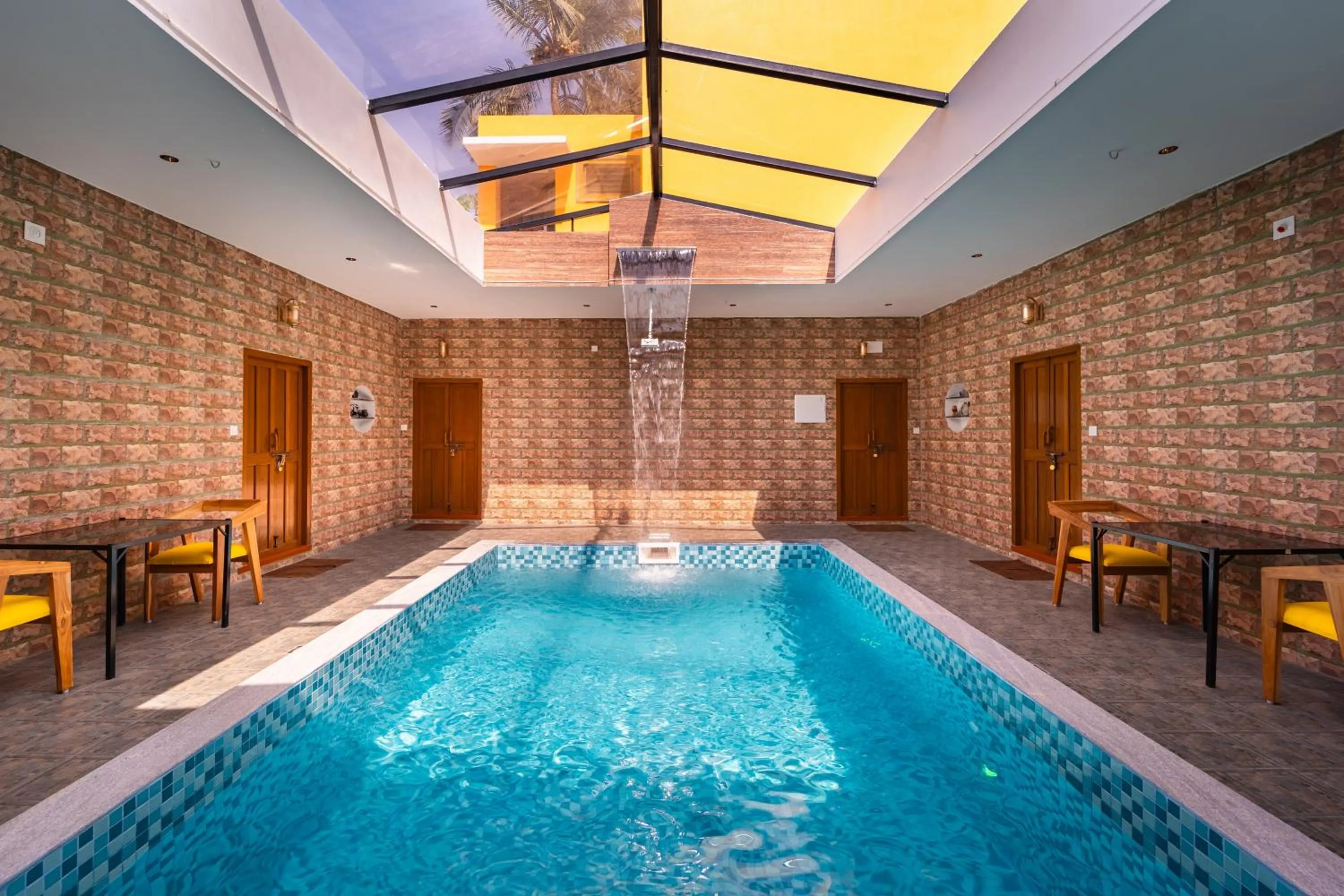 Pool view in Teak Leaf Gateway Villa with Swimming Pool Indoor Games