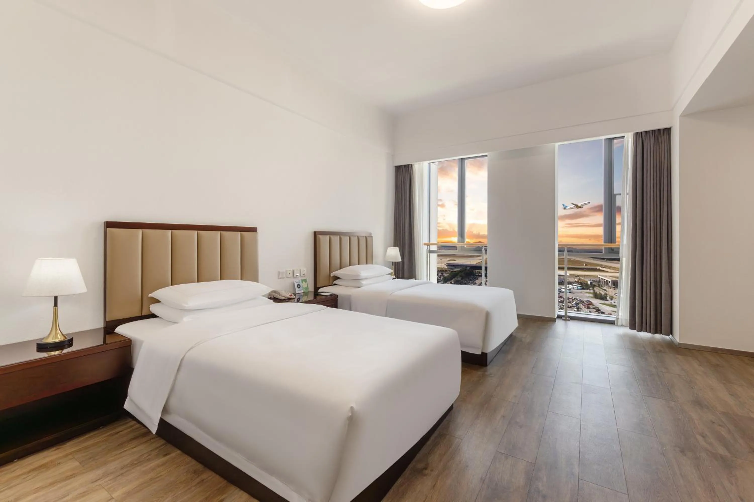 Photo of the whole room, Bed in Beijing CSN Pearl Hotel