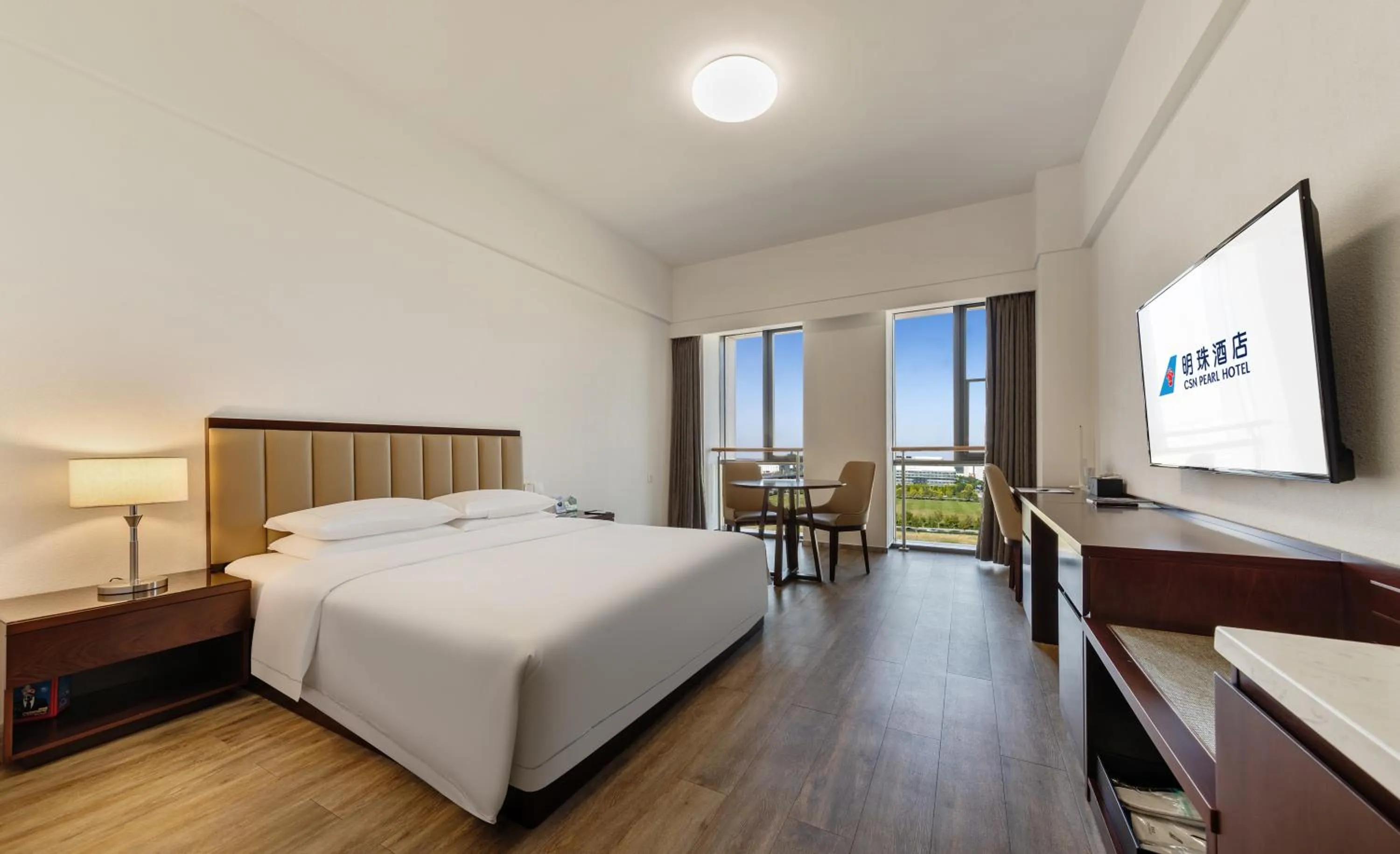 Photo of the whole room, Bed in Beijing CSN Pearl Hotel