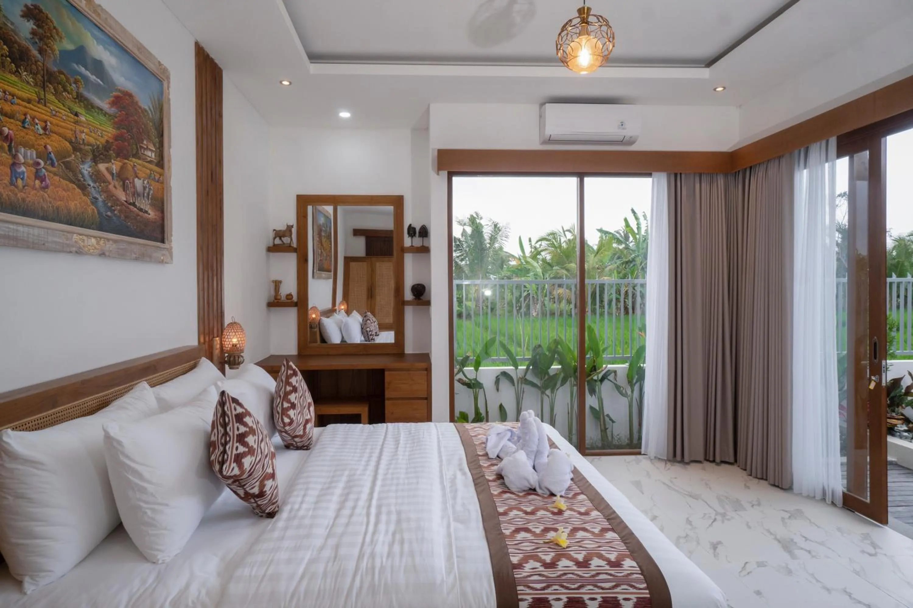 Bedroom, Bed in Vasista Villa Ubud