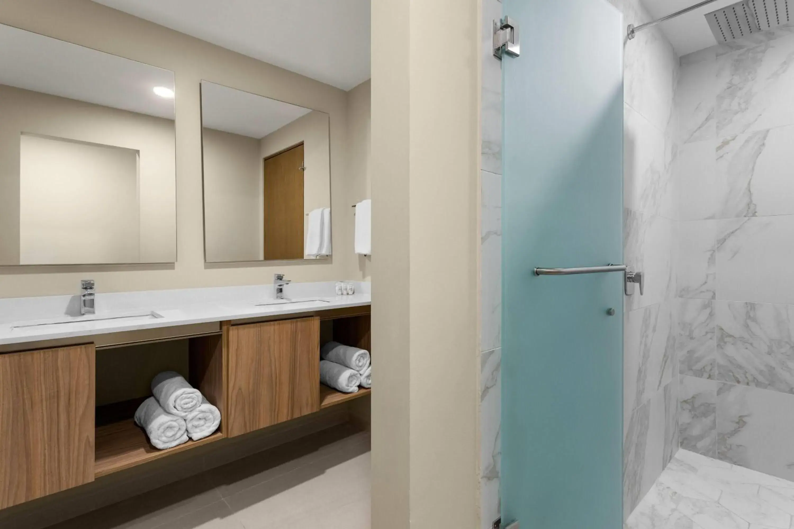 Bathroom in Wyndham Garden Mazatlan Marina Bathroom in Wyndham Garden Mazatlan Marina